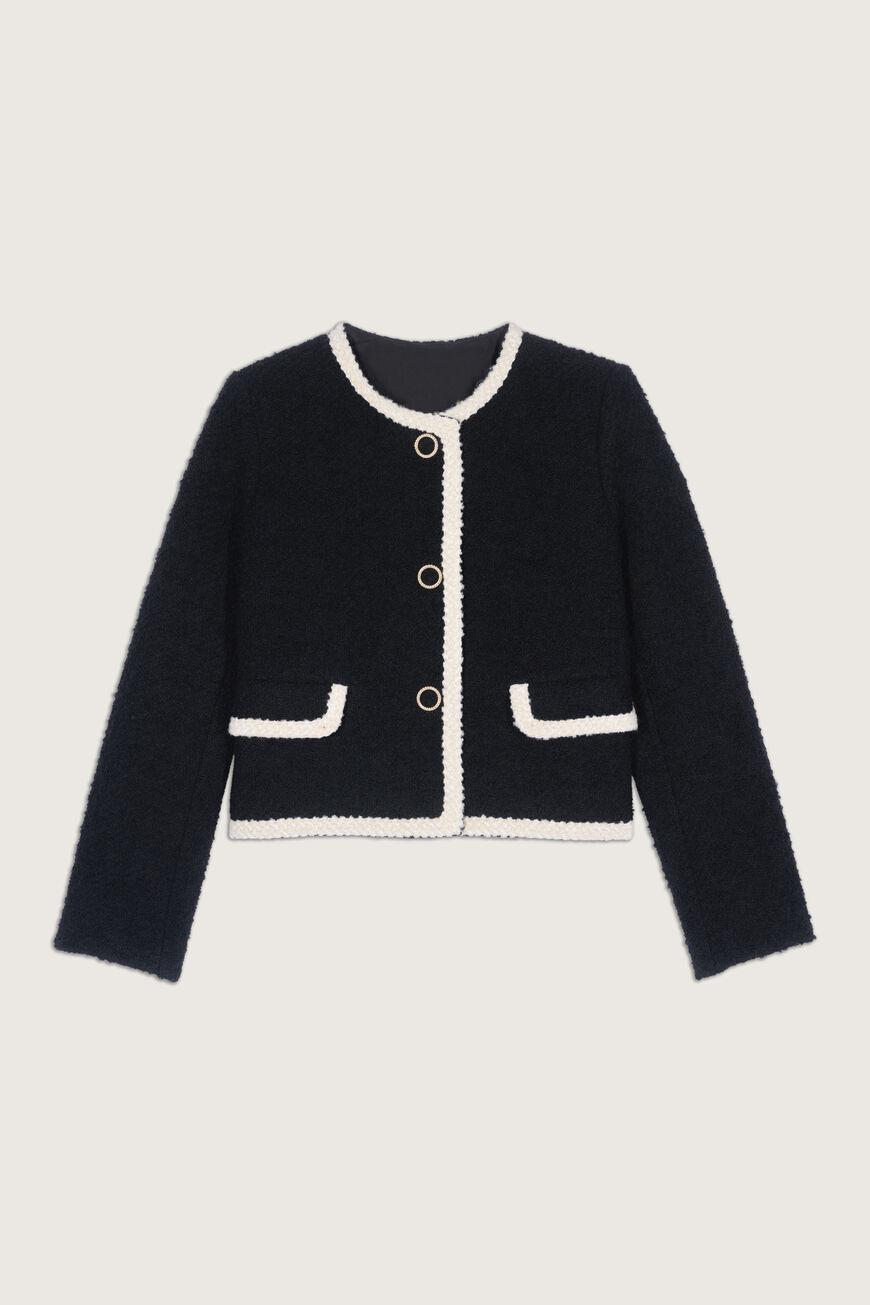Ba&Sh | Fedji Long-Sleeve Jacket | M | Black