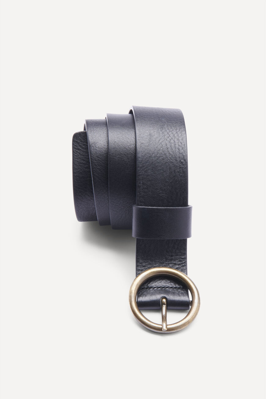 ba&sh leather belt CAMUS BLACK