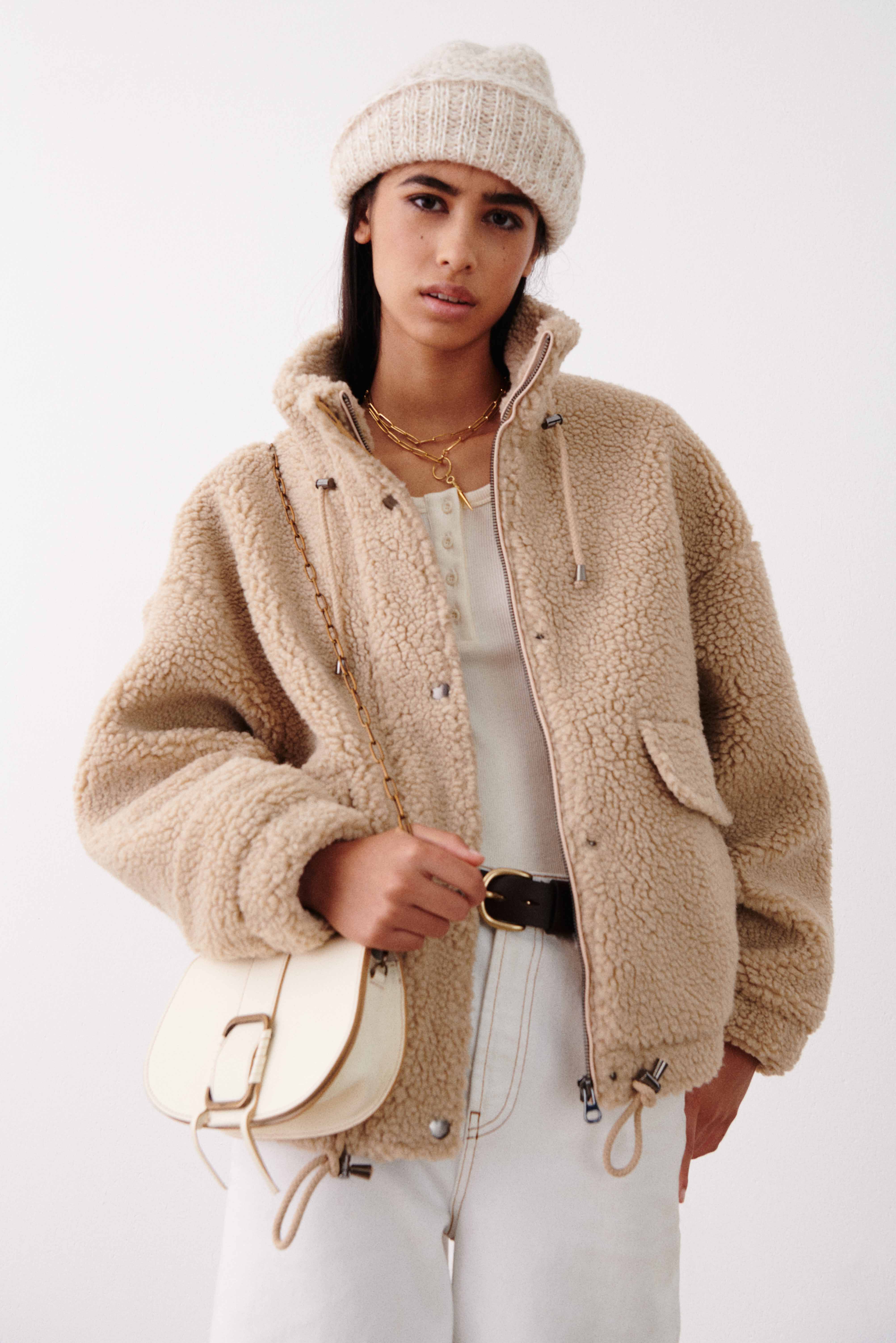 ba&sh teddy coat