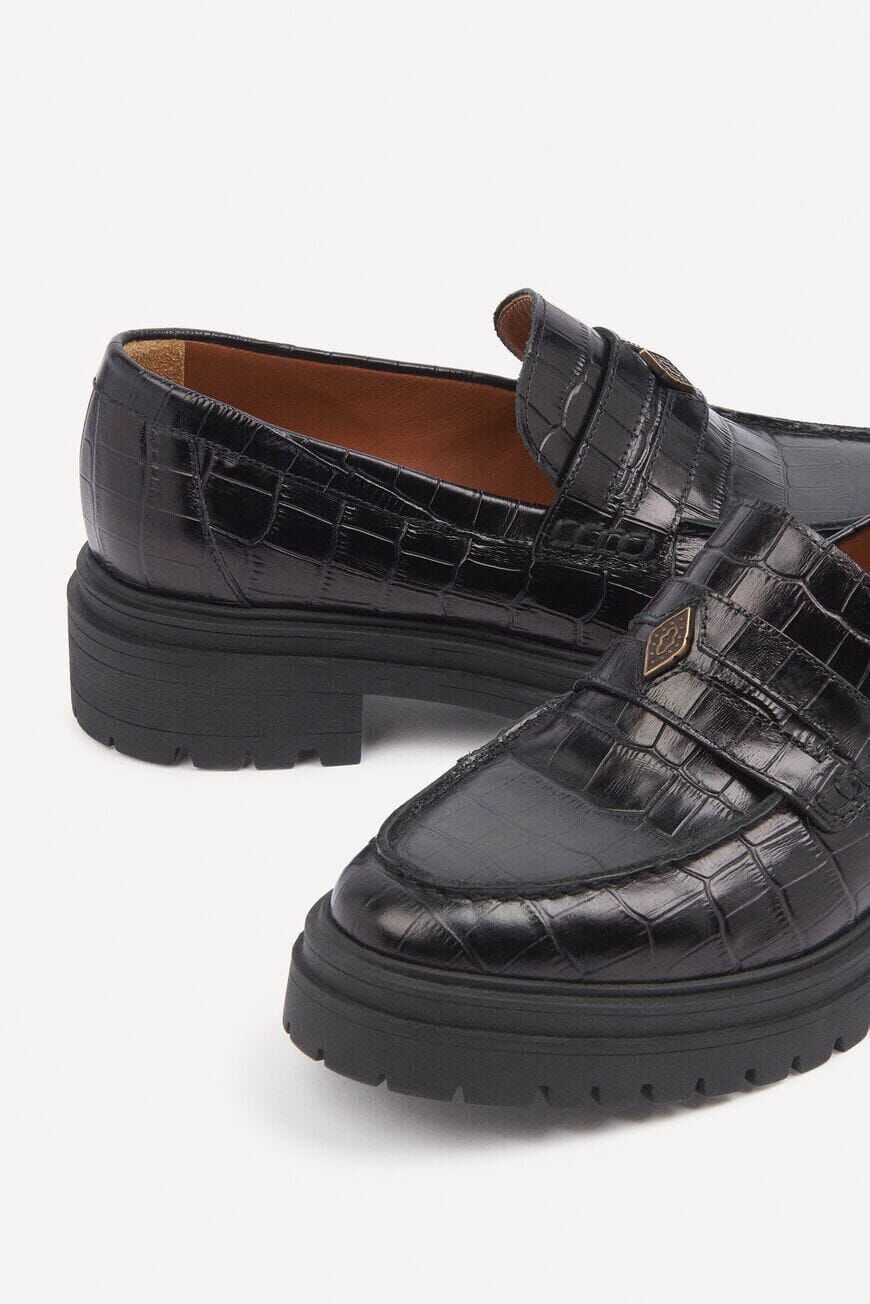 ba&sh platform loafers CARTER BLACK