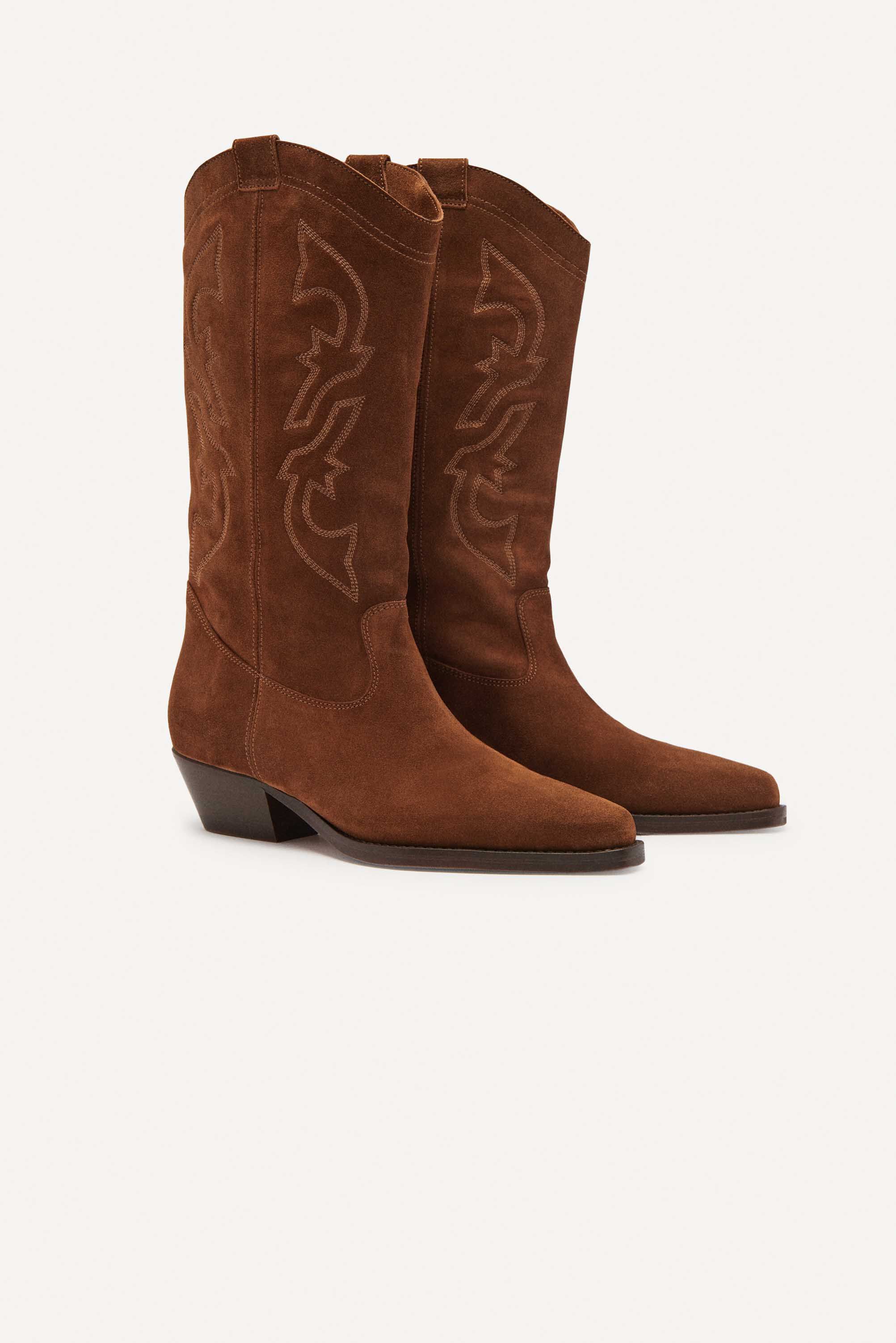 BOOTS CLAURYS BROWN // ba&sh BE