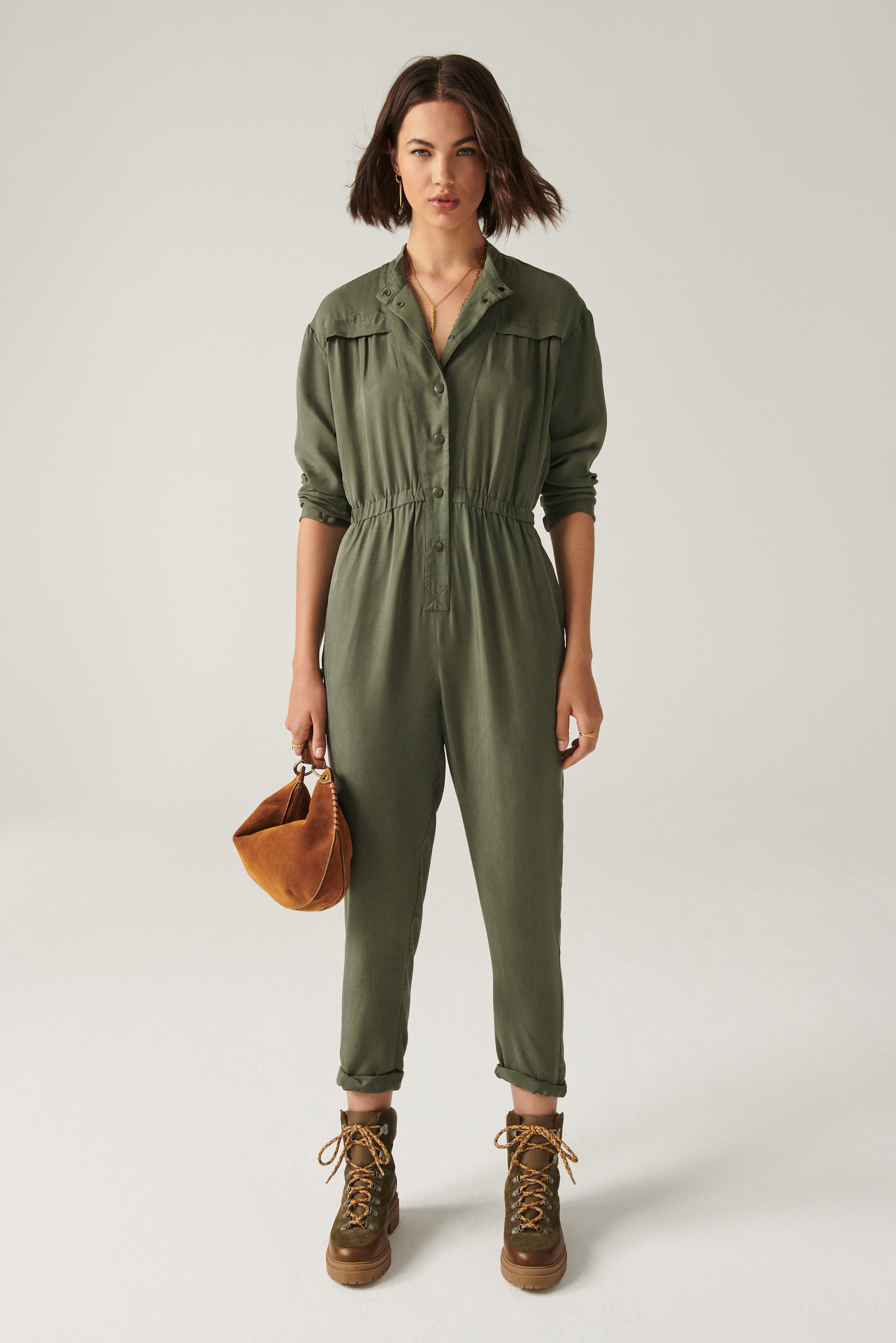 Vert Combinaison ba&sh • Combinaison femme, combishort CA