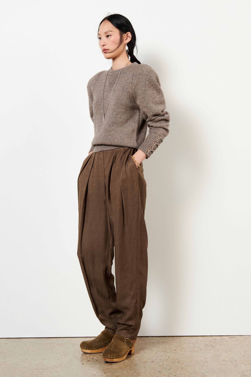 TROUSERS PAOLO TROUSERS TAUPE BA&SH