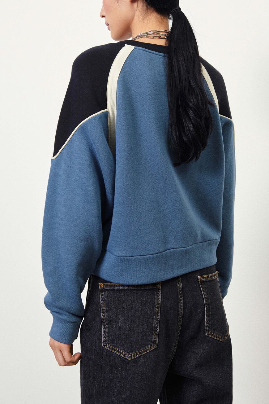 Cotton // US Blue ba&sh Brick Sweatshirt