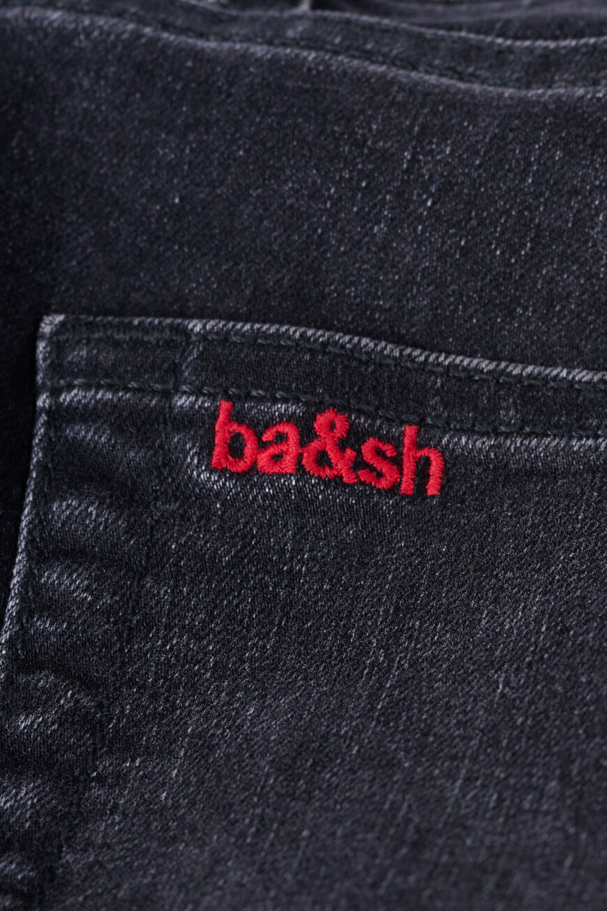 Ba&Sh logo-embroidered slim-cut Jeans - White