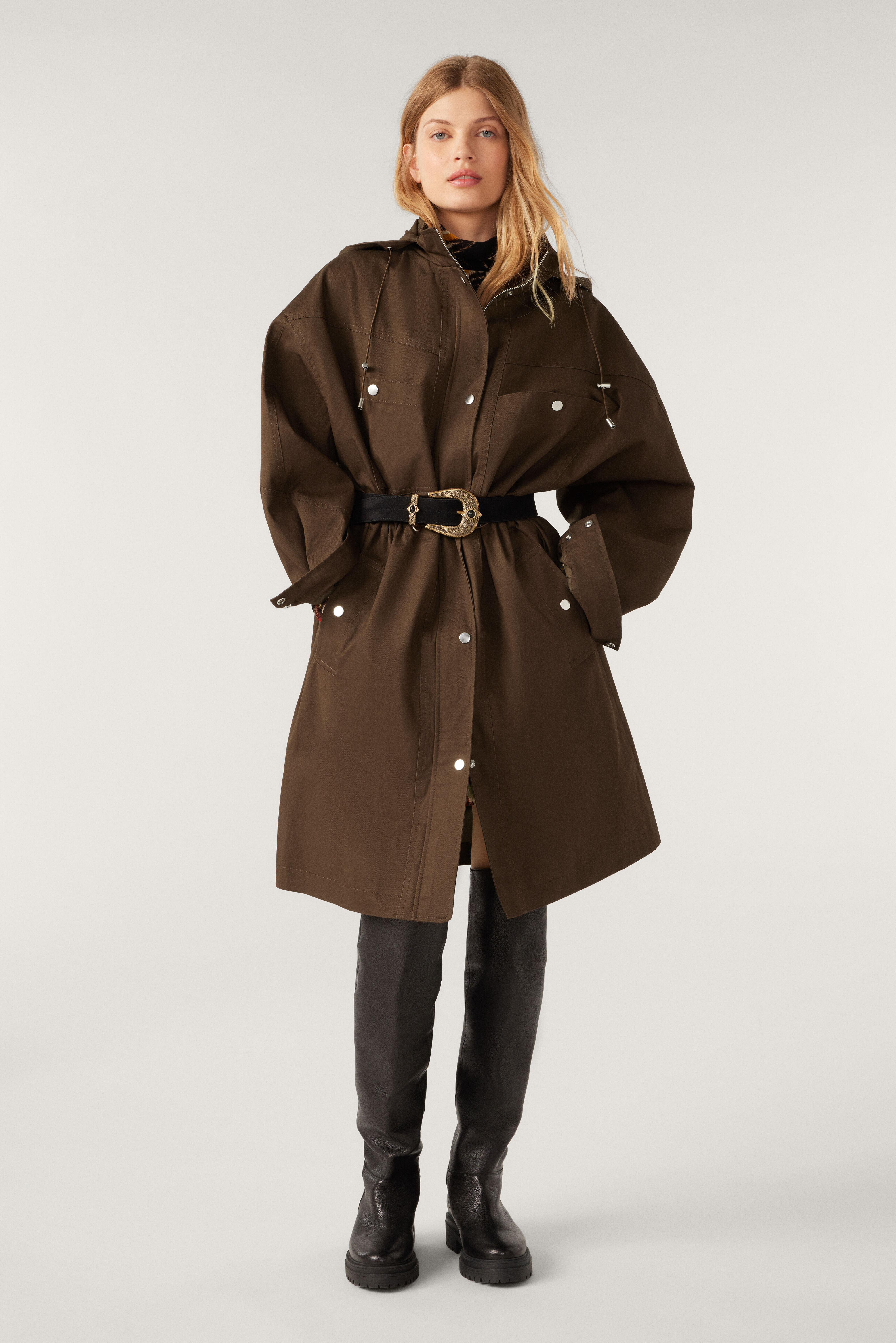 Long Coat Tylan Brown // ba&sh US