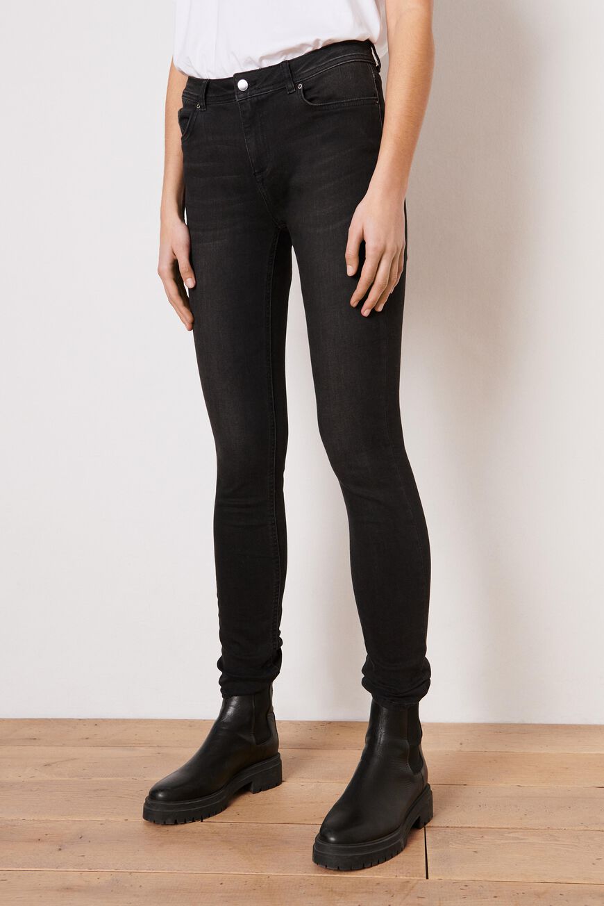 ba&sh slim-fit jeans DENIM BLACK