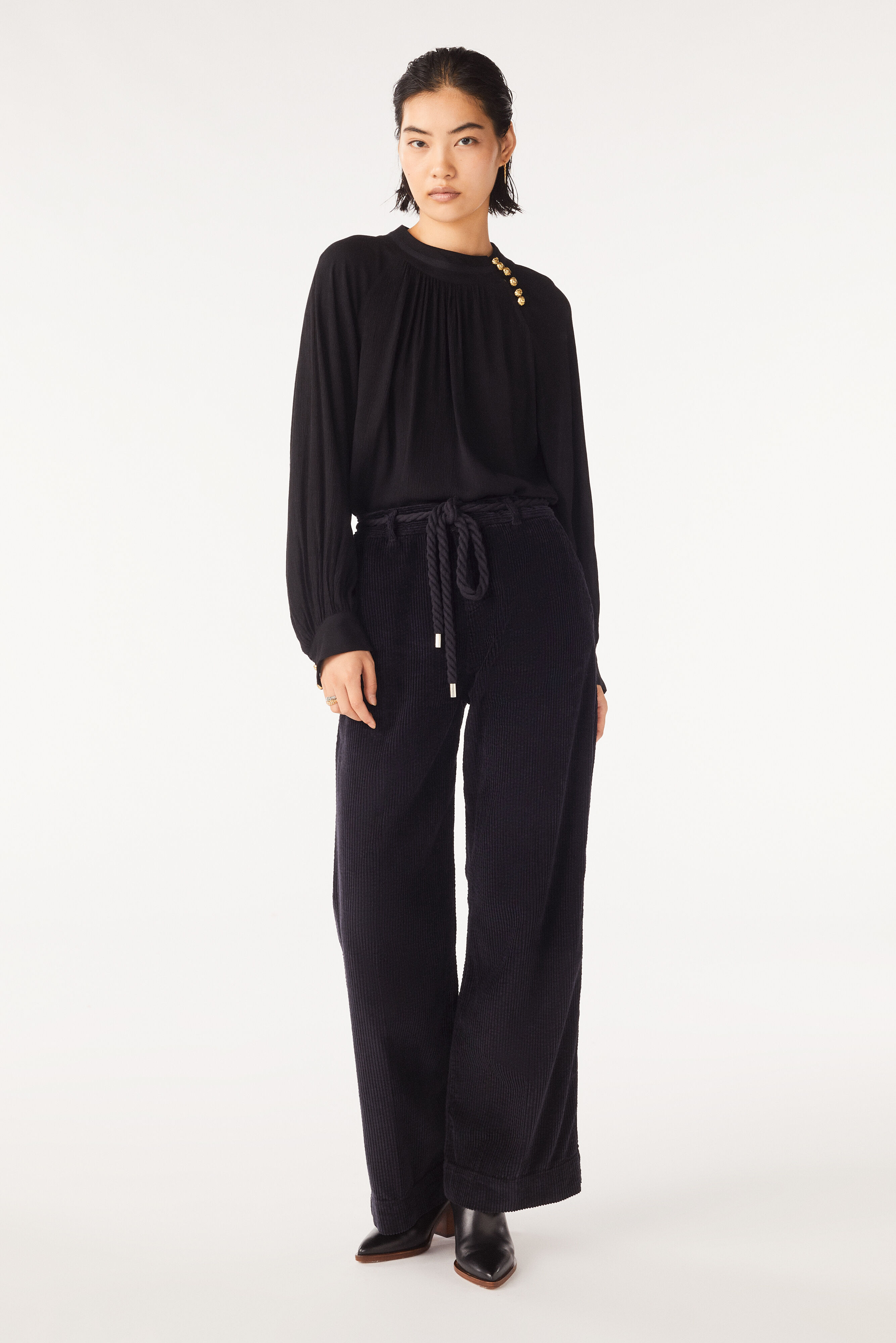 Wide-leg flowing trousers - PULL&BEAR