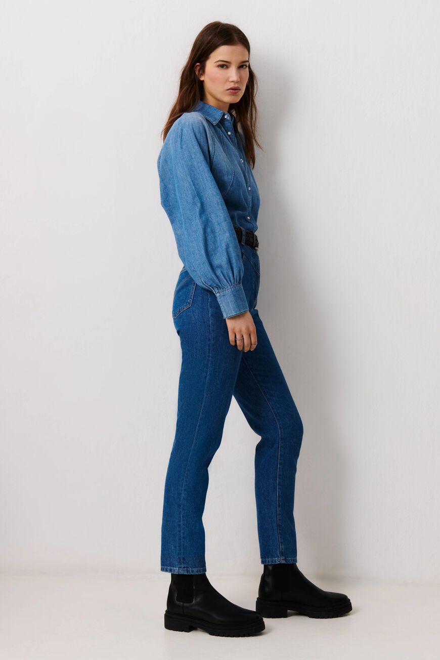 ba&sh straight leg jeans LEO BLUE