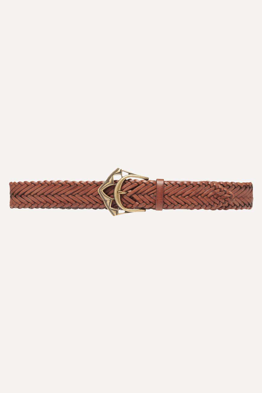 ba&sh braided belt BARBRA BROWN