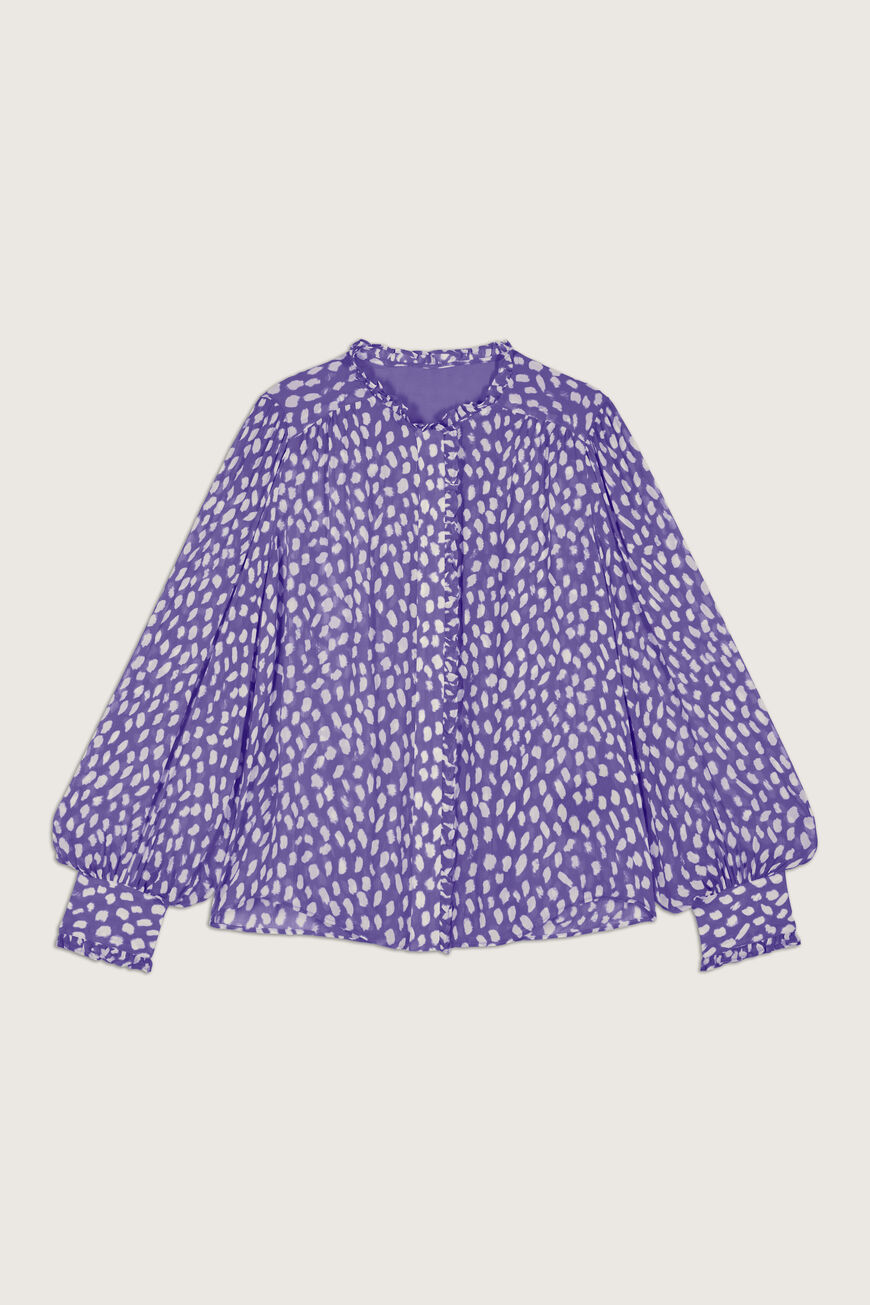 Long-Sleeve Shirt Bingo Purple // ba&sh US