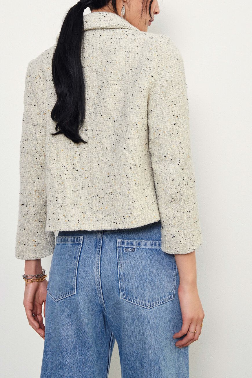 cropped jacket MARGOT ECRU ba