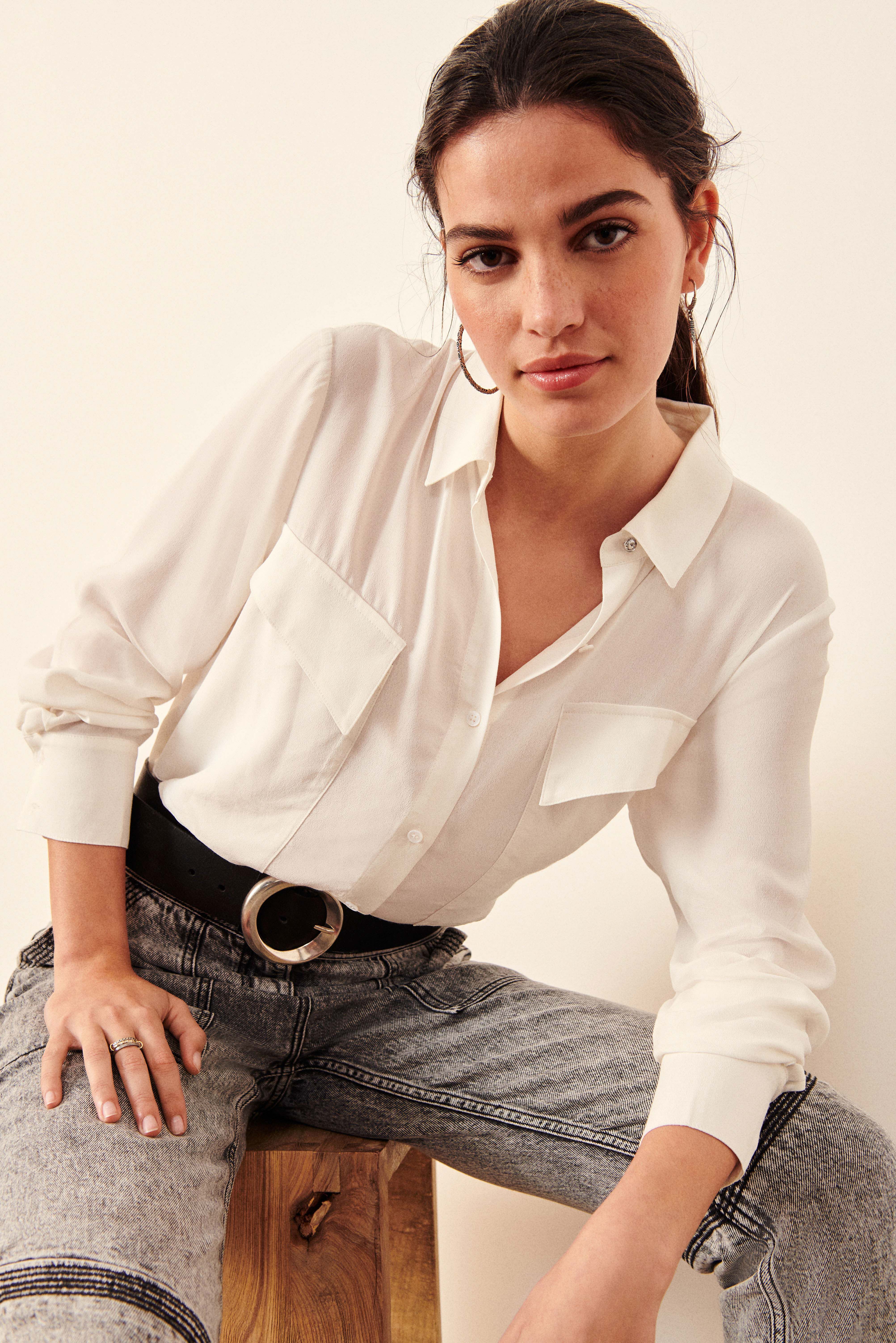 Chemise Femme Bash En Viscose Noir - Taille M - Occasion Parfait État