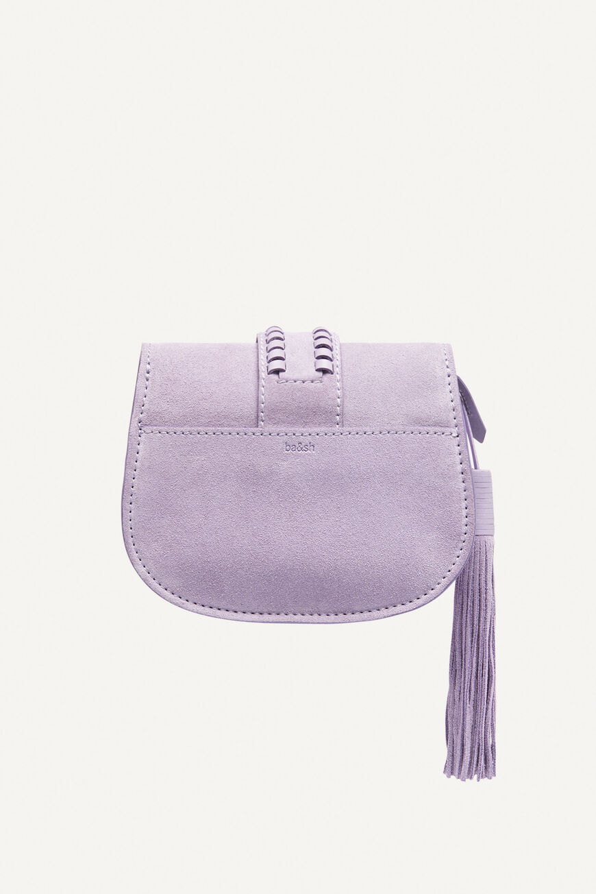 ba&sh small shoulder bag TEDDY PURPLE