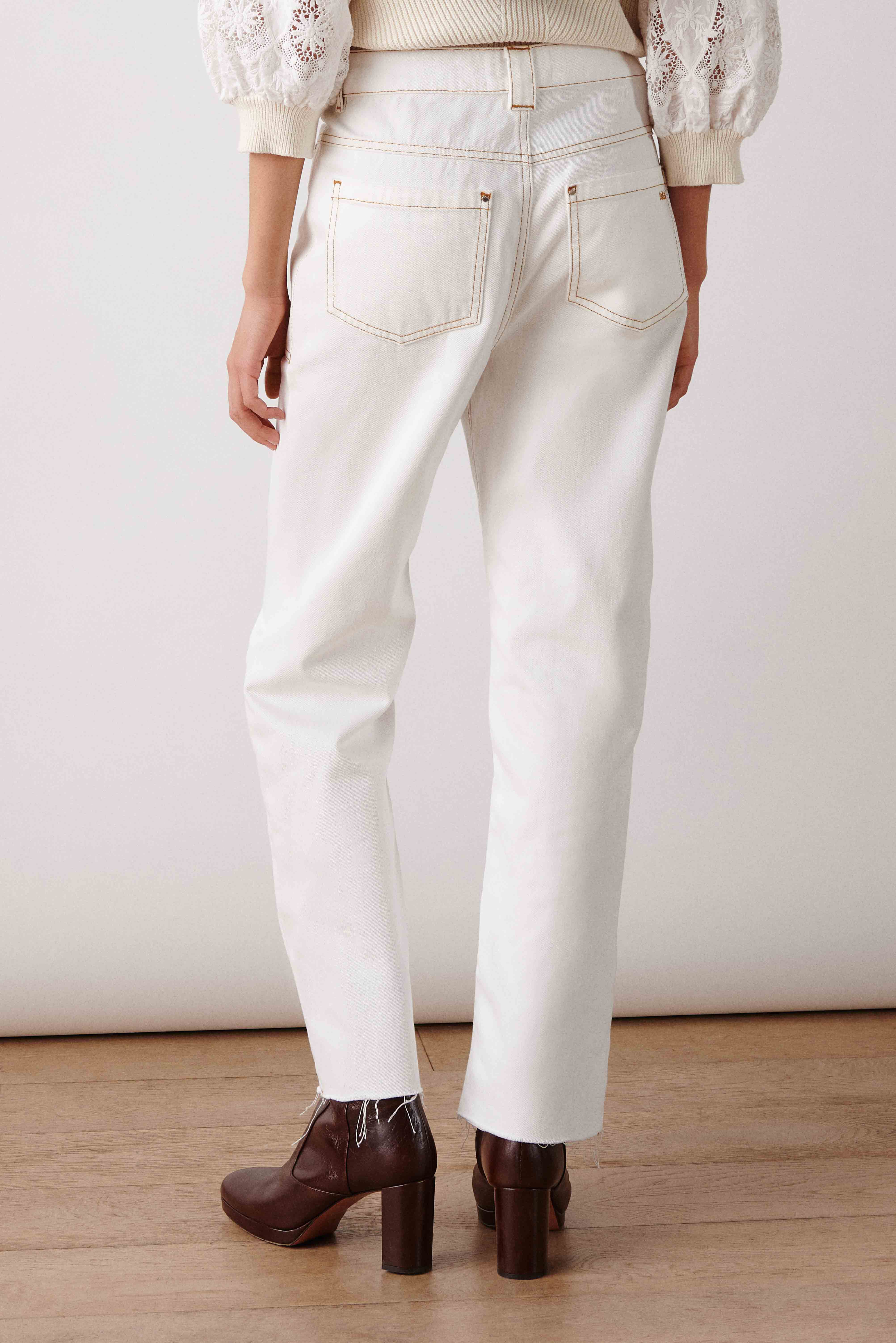 JEANS CDARE ECRU // ba\u0026sh