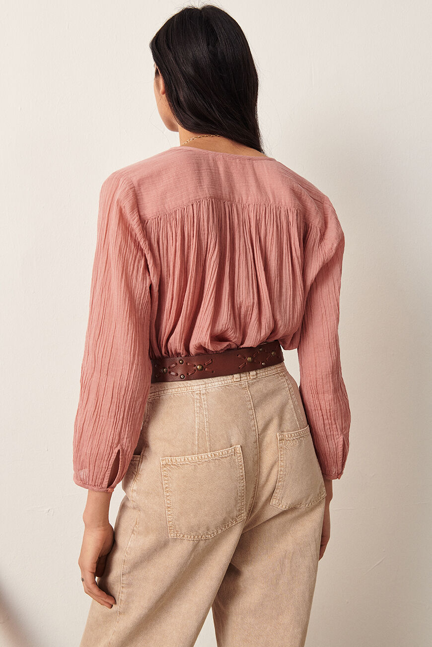 loose shirt EDDY PINK // ba&sh UK