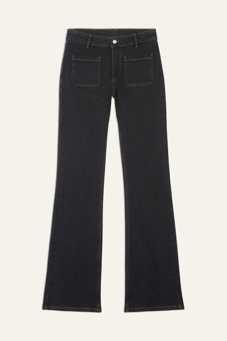 Jeans Flare Ross Noir // ba&sh FR