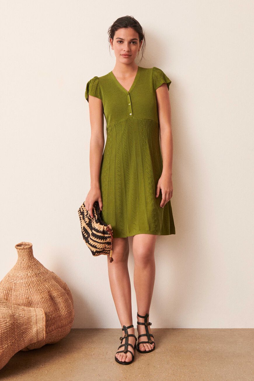 ROBE ADANA Nouvelle Collection OLIVE BA&SH