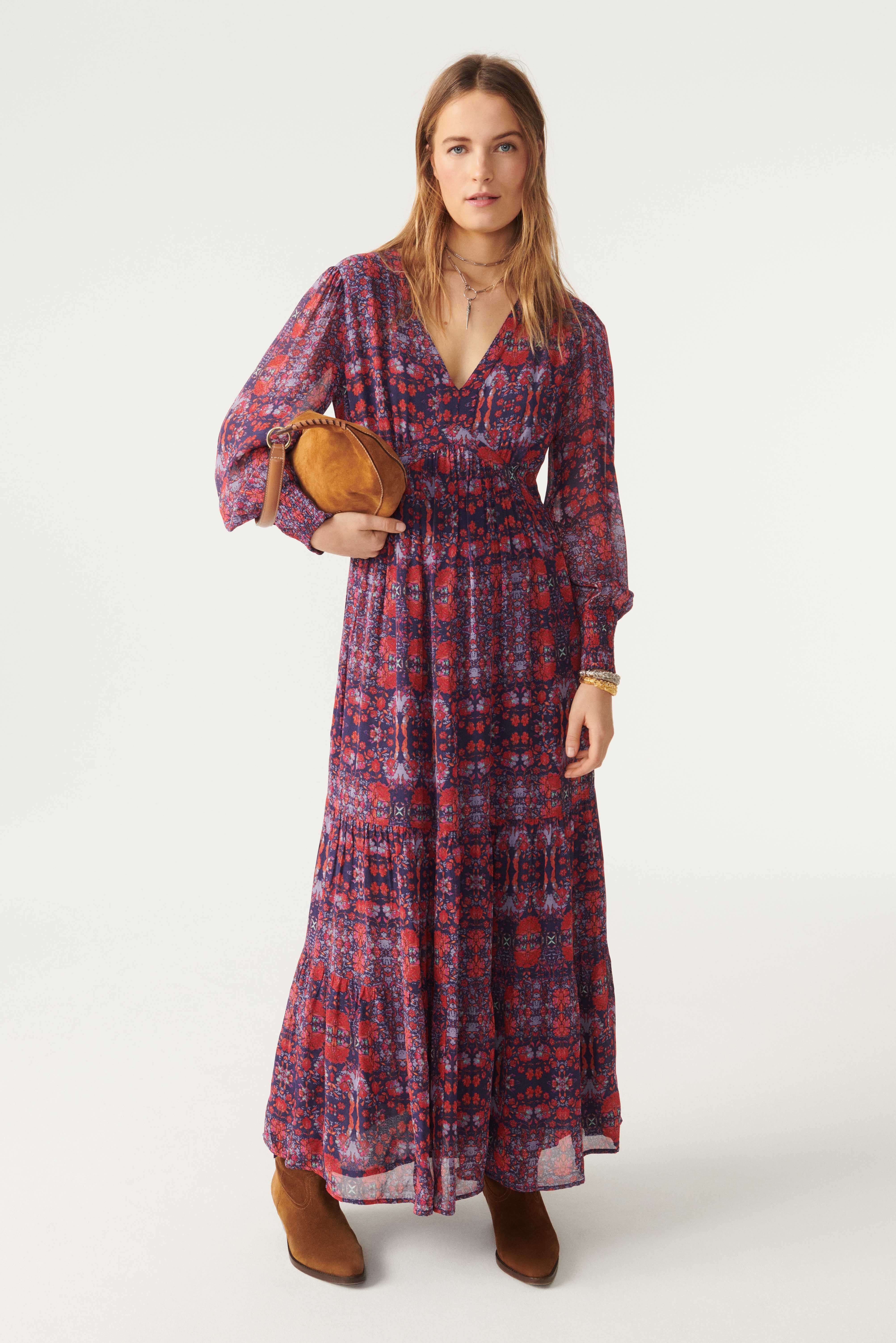 RAINBOW Robe en jersey Dames T 34 noir style décontracté
