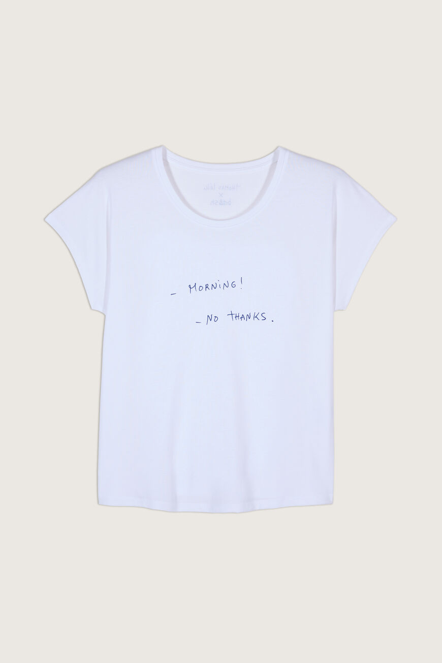 Message T-shirt IRVING WHITE // ba&sh US