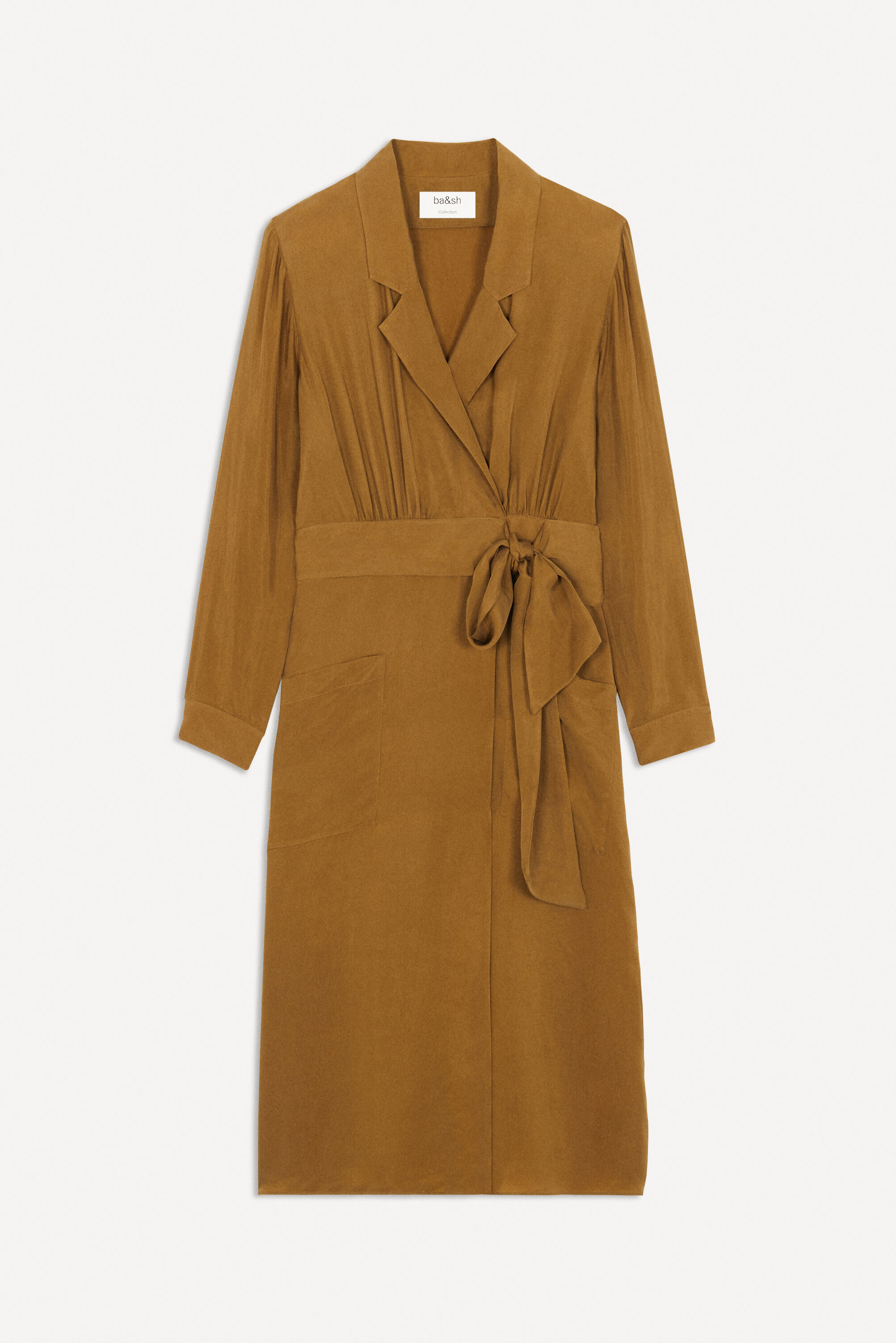 Robe Cache Cœur Aime Marron Ba Sh Fr