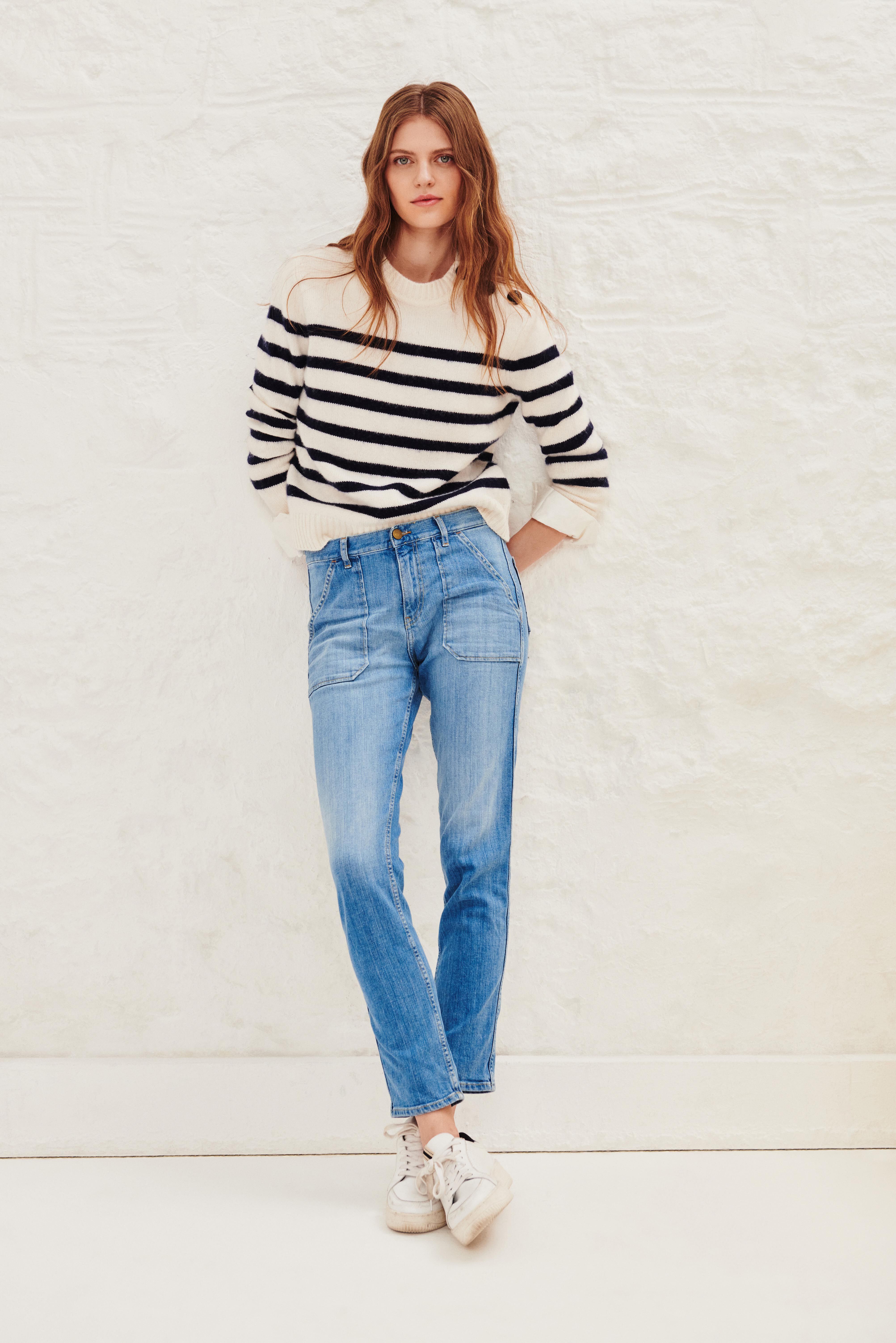 SALLY JEANS BLUE // ba\u0026sh