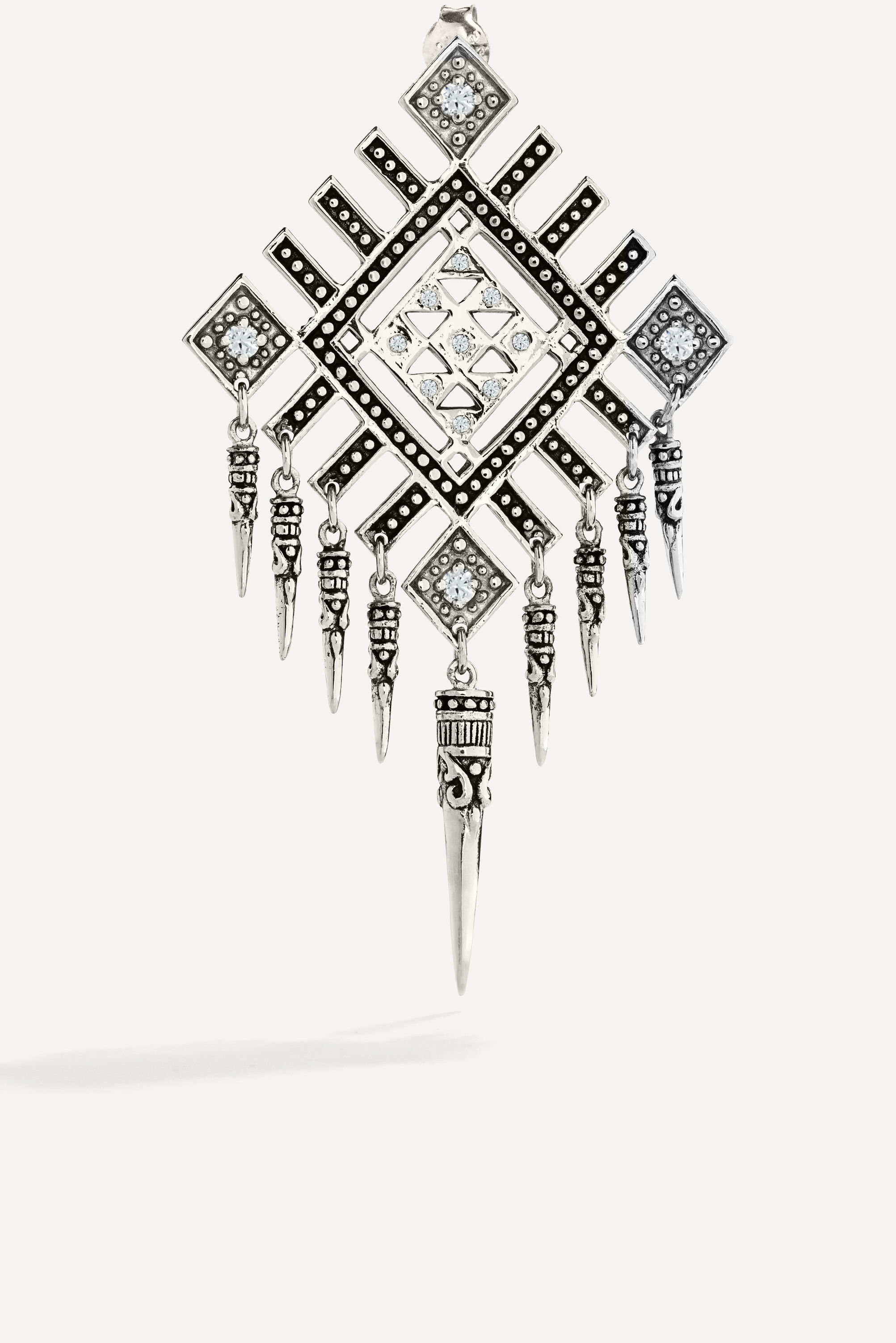 Boucles D'oreilles Unisexe Punk Clé Et Cadenas - Argent Tibétain - Longueur 50mm - Neuf Avec étiquettes