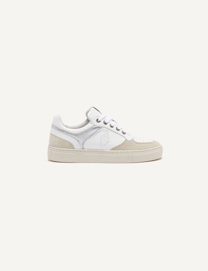 leather high-top sneakers CRUSH WHITE // ba&sh US