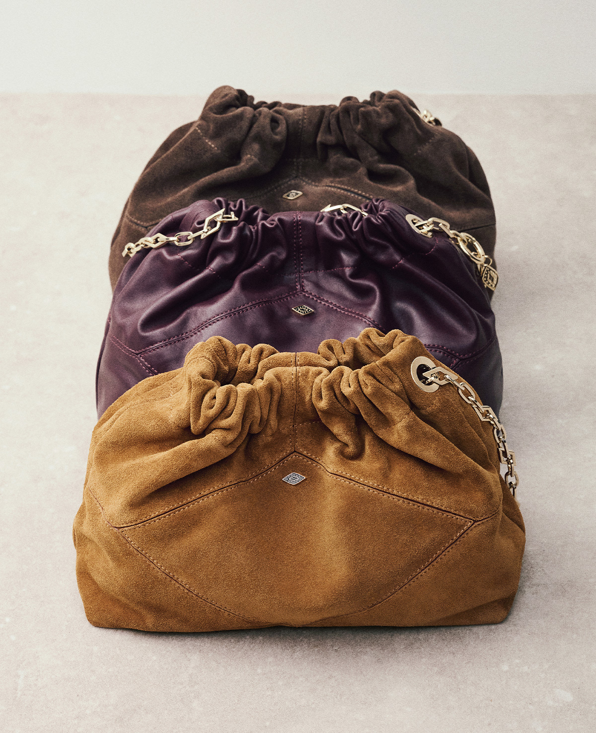 Three models of June Tote bag