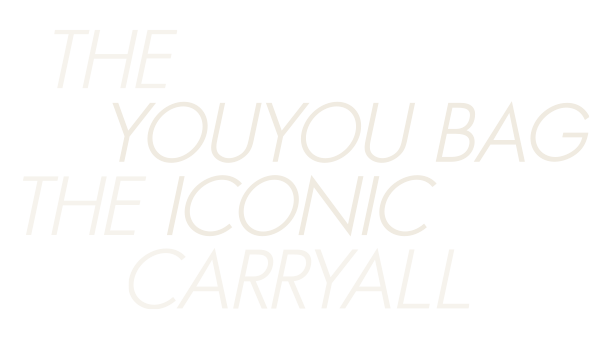 The YOUYOU bag logo for the ba&sh new iconic bag.
