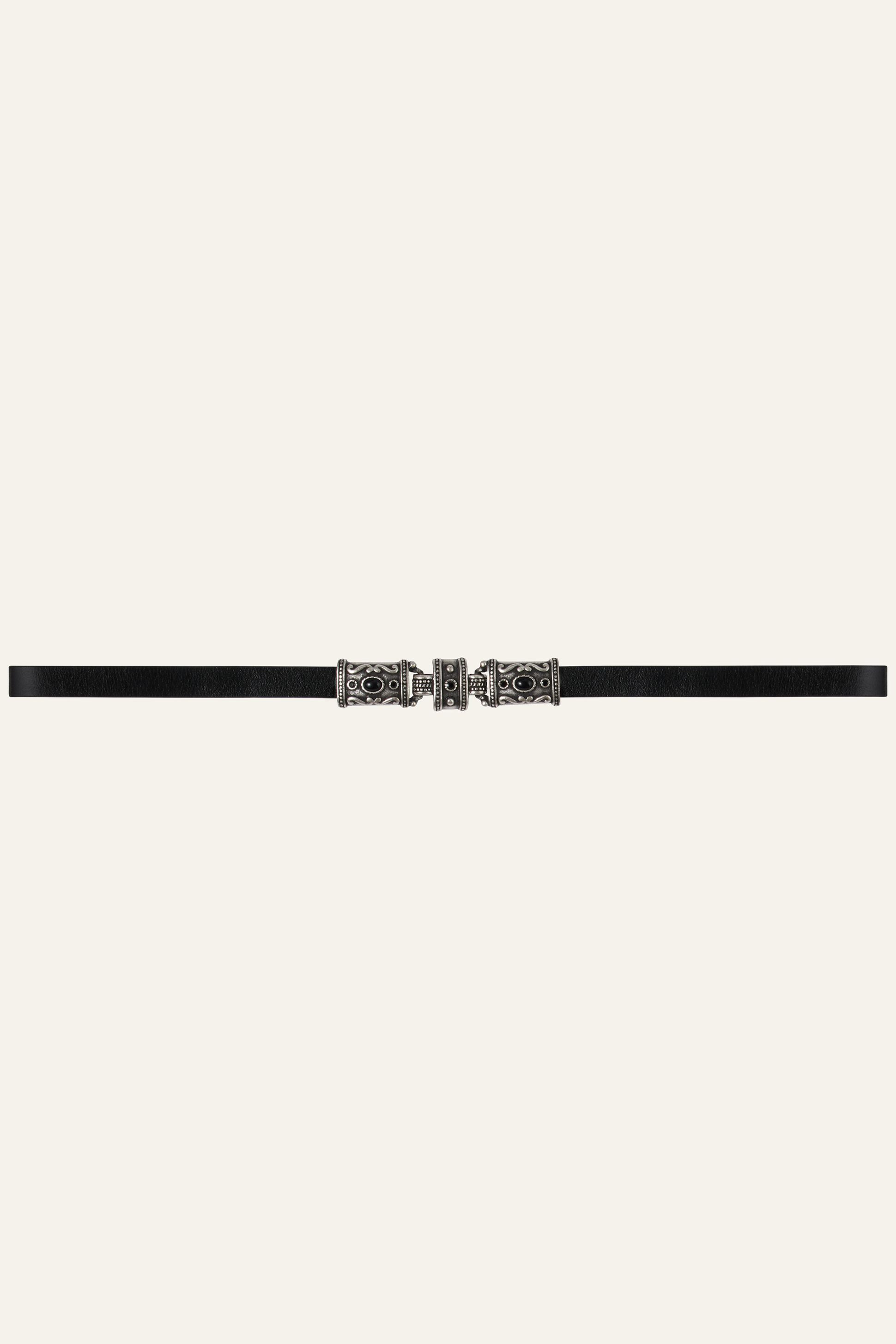 Leather Belt Bara Black // ba&sh US display picture 2