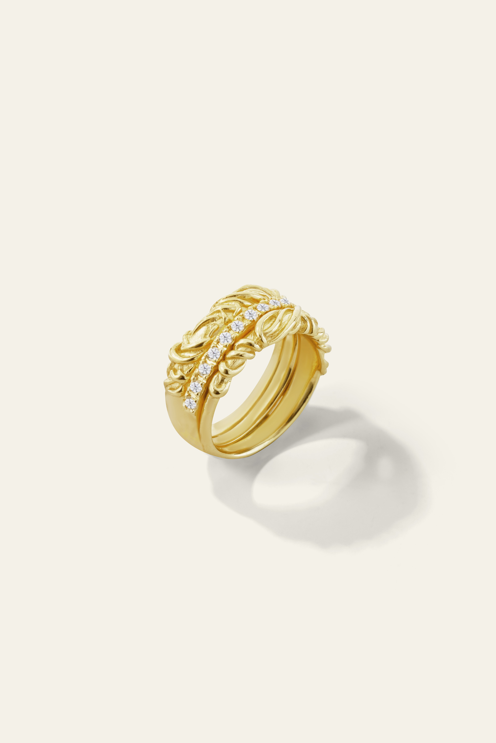 ba&sh Bague Foxy Dore