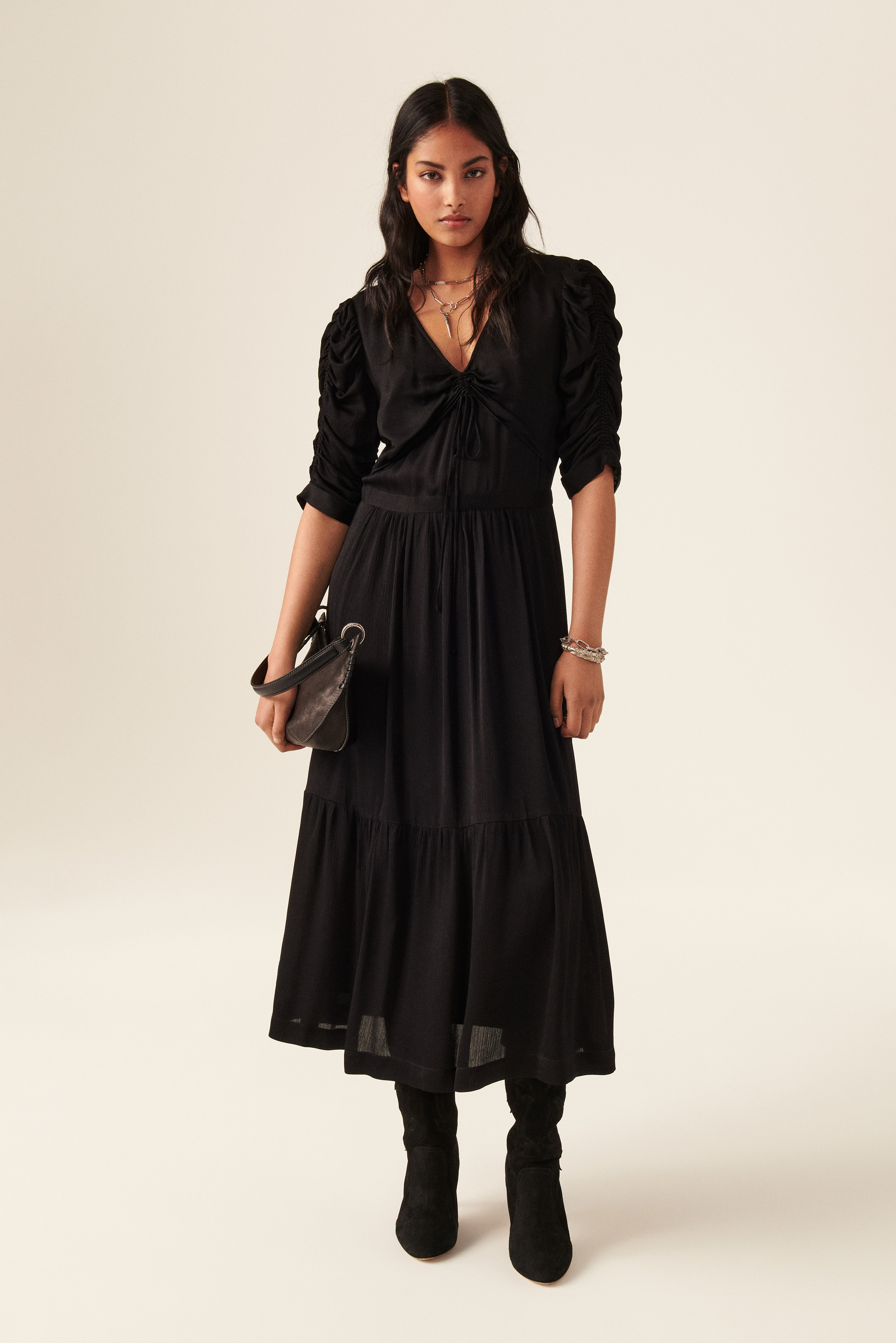 dress for woman - Black  Ba&Sh dress KEZIA online at