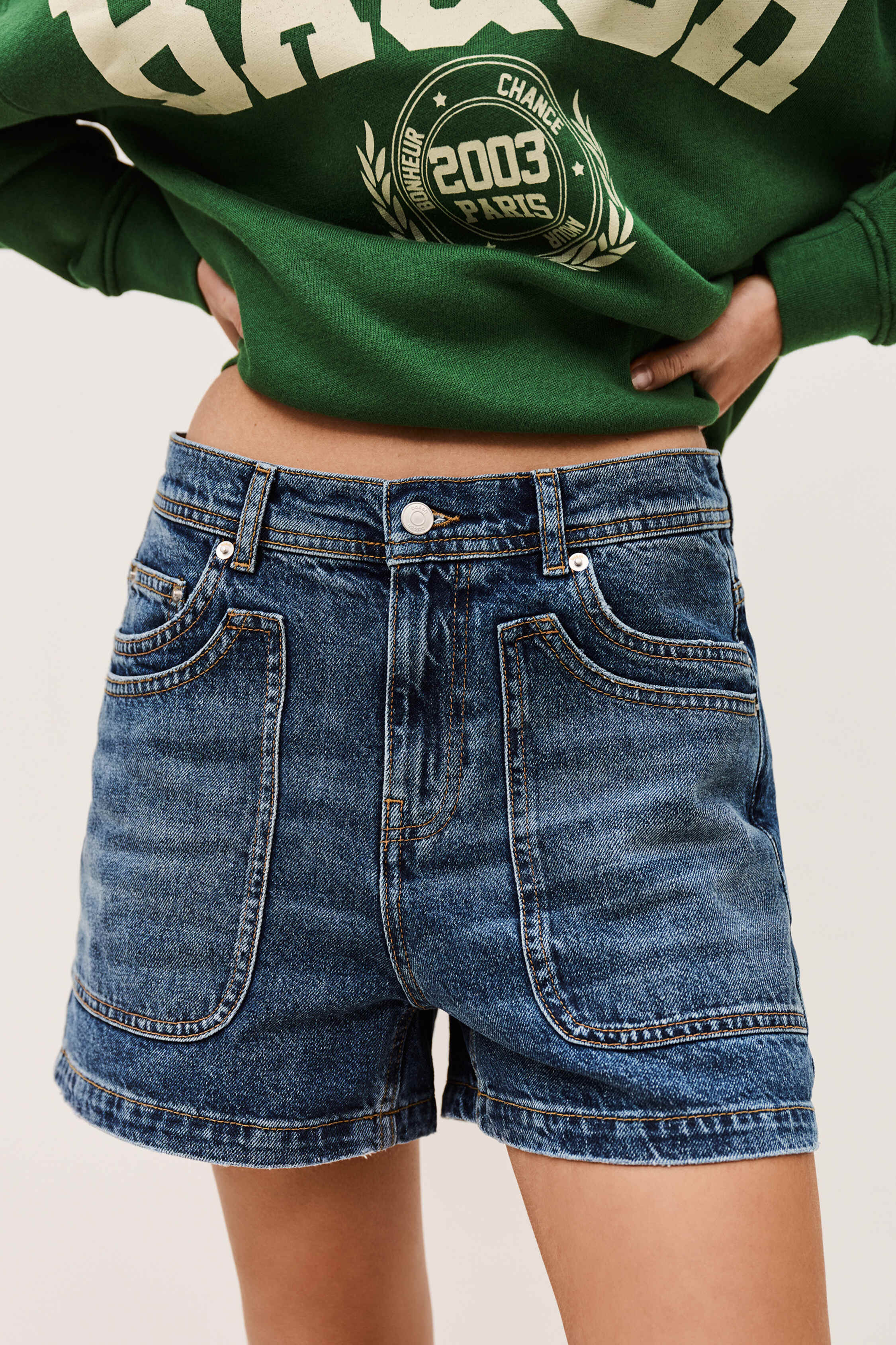 Cargo Shorts Zevy Blue // ba&sh US