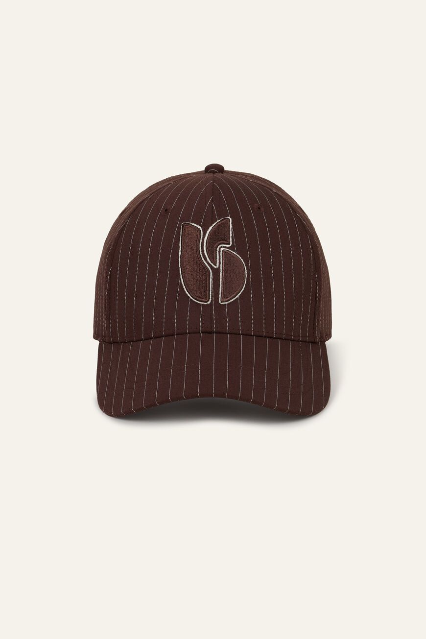 ba&sh Black Bouclé Logo Baseball Cap B.B. Cap – Broken Backboard main image 2