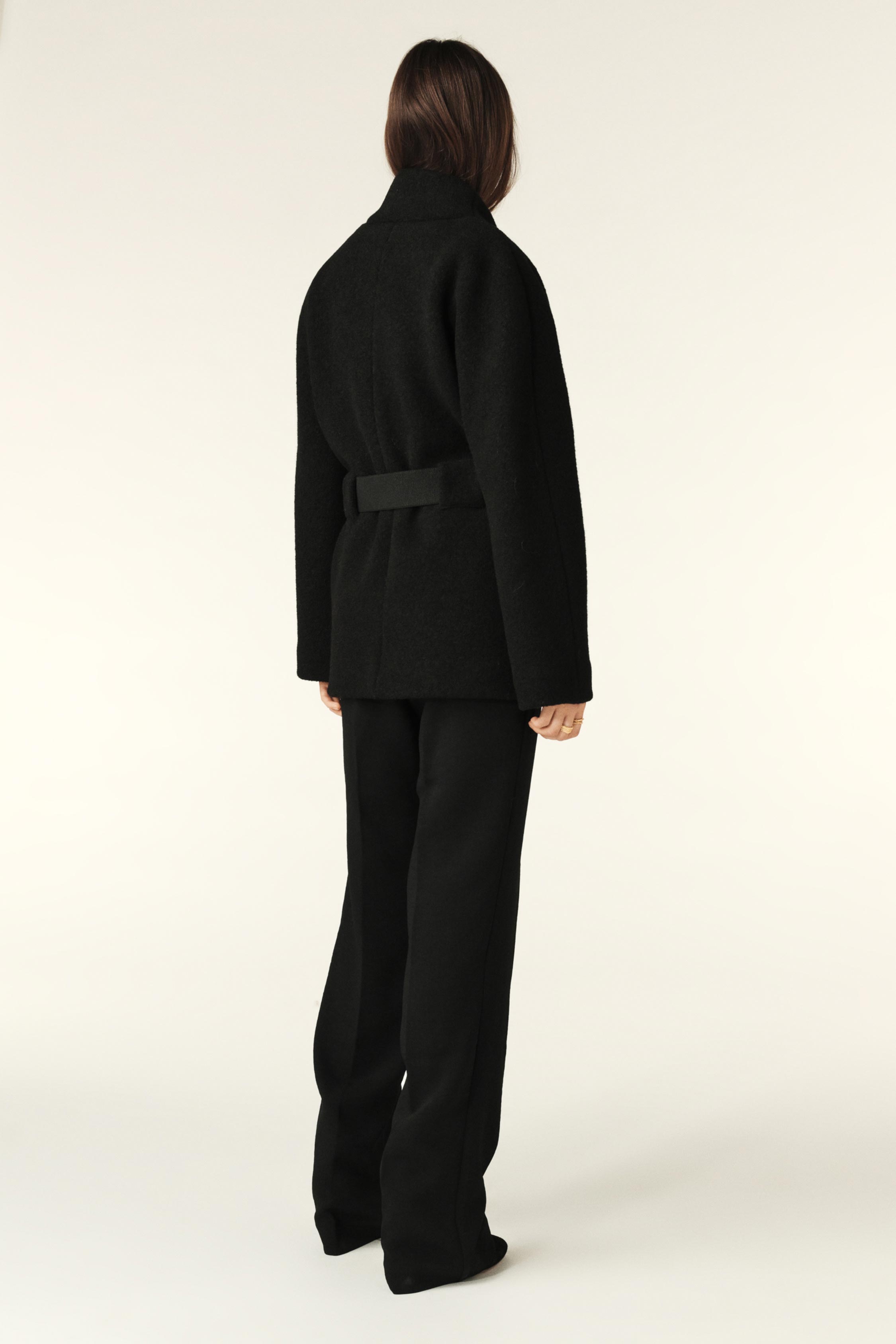 Short Tweed Coat Carole Black // ba&sh US