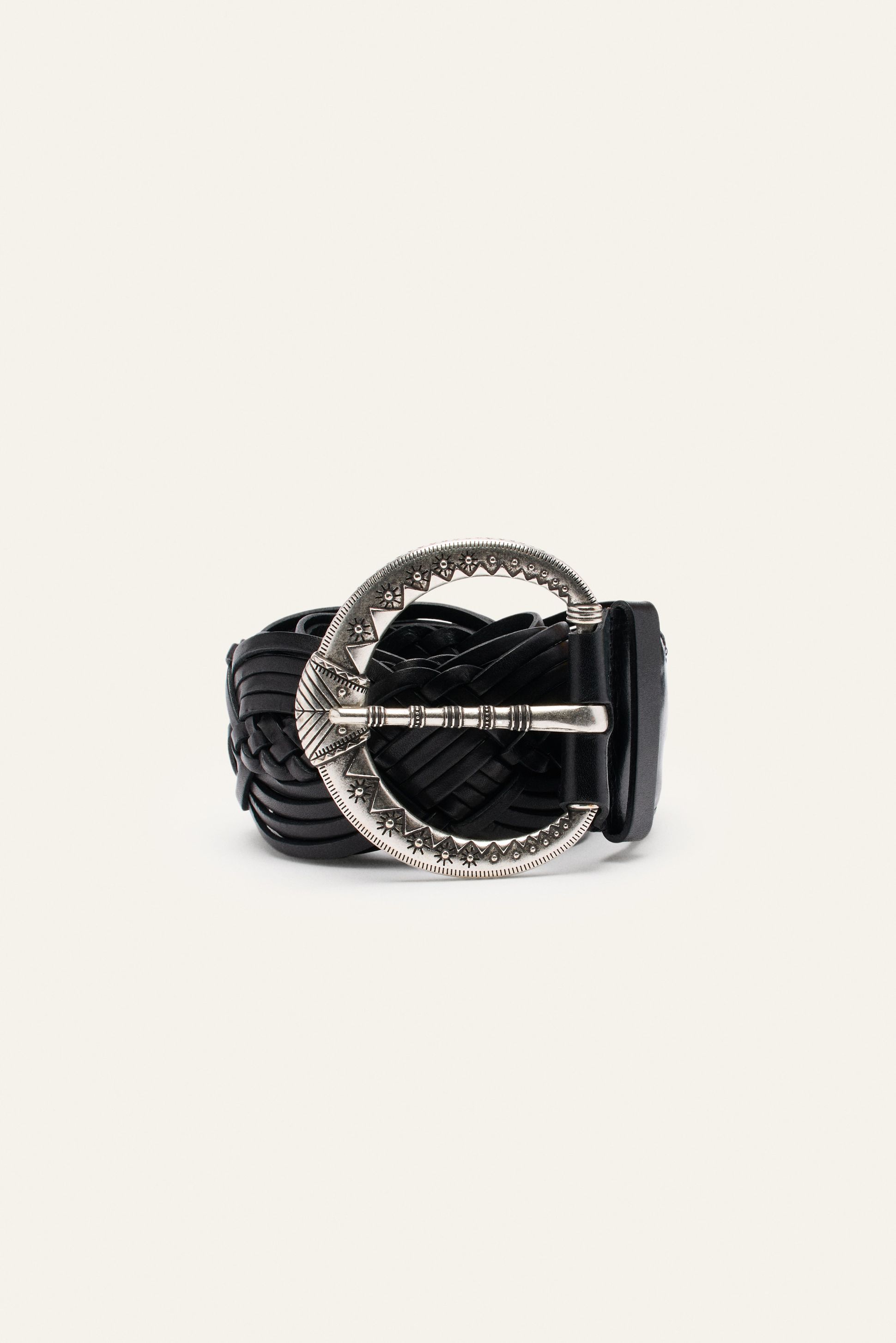 Wide Braided Belt Brew Brown // ba&sh US display picture 1