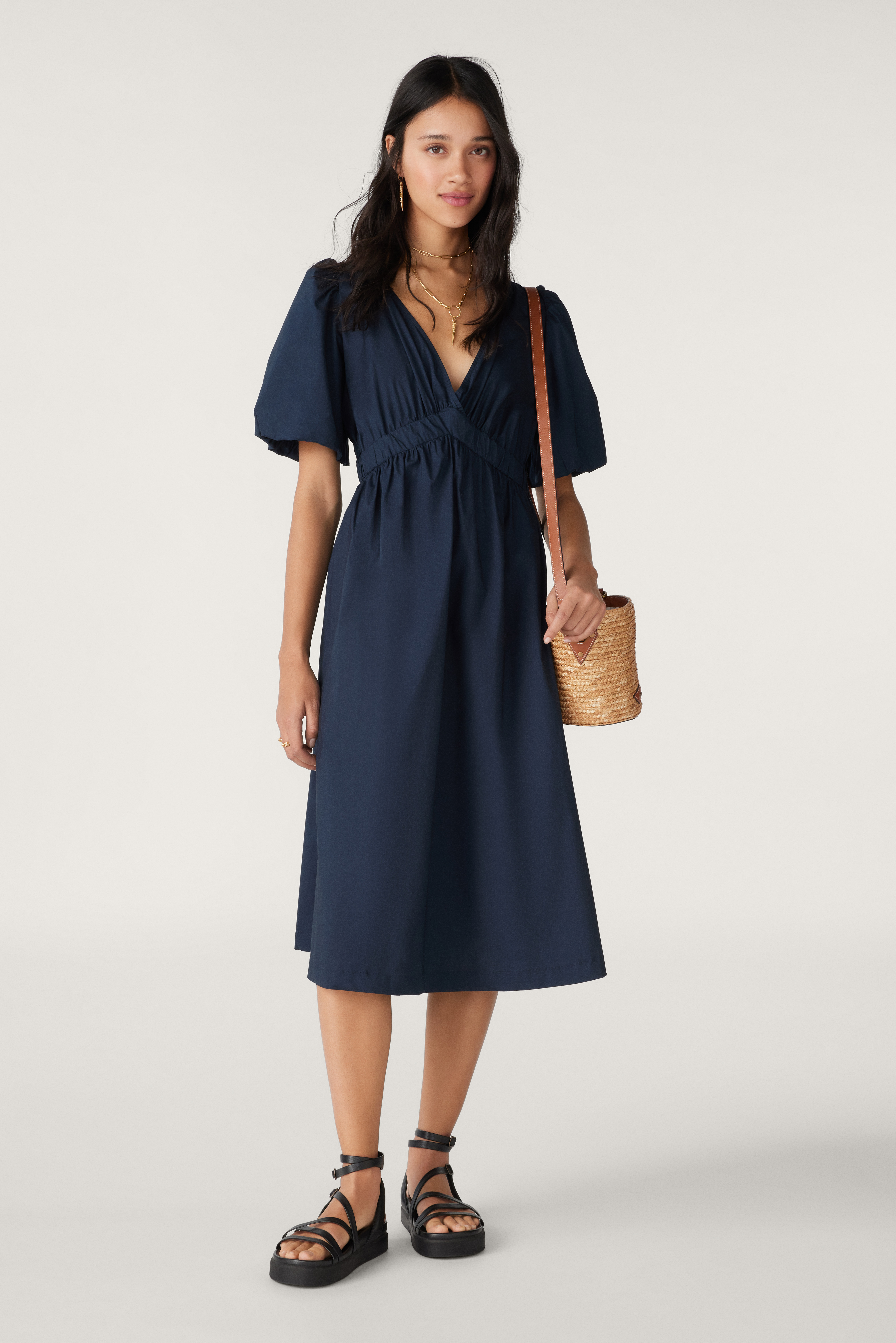 Midi Dress Kindy Blue // ba&sh US