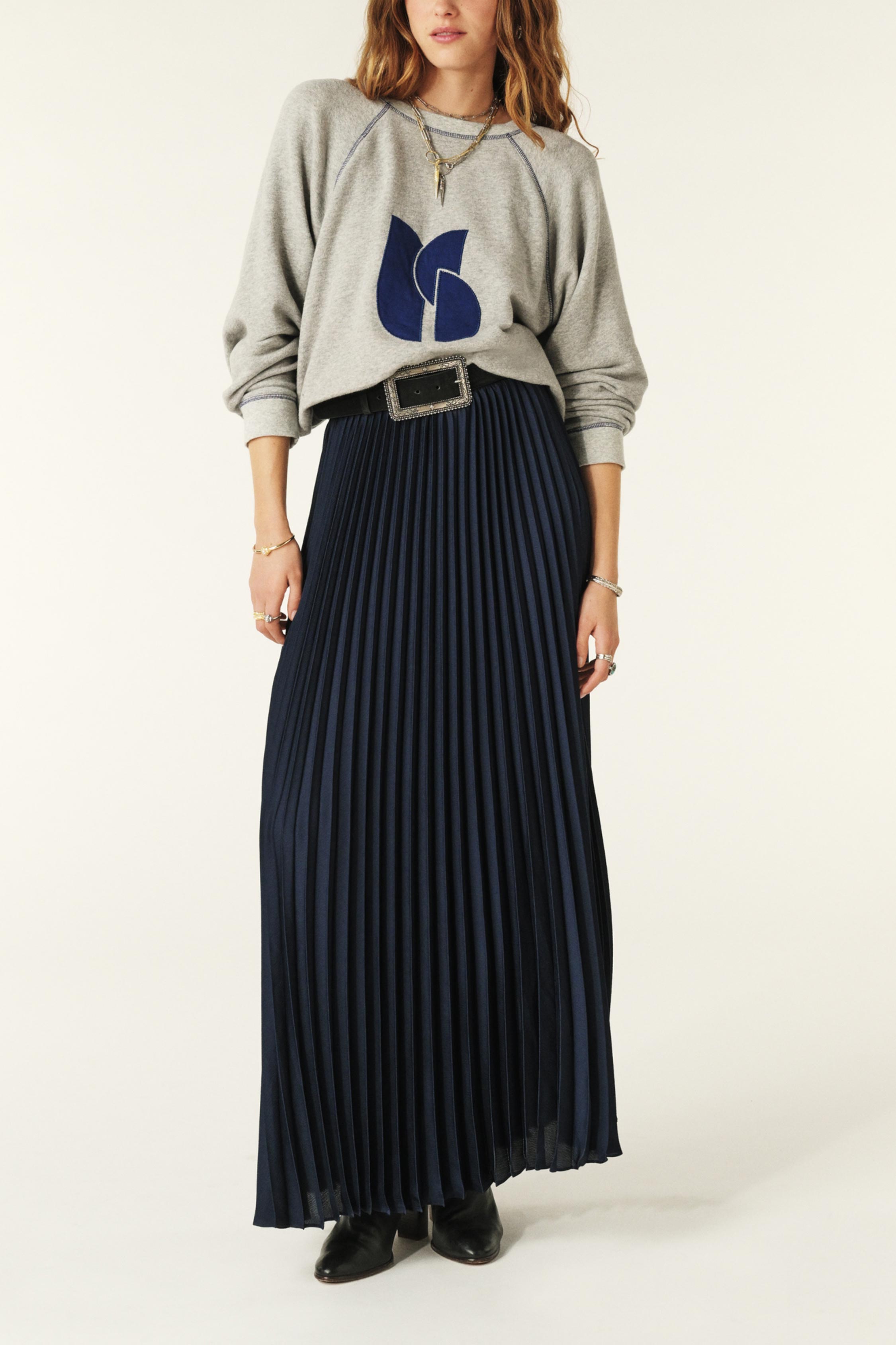 Maxi Skirt Wow Blue // ba&sh US