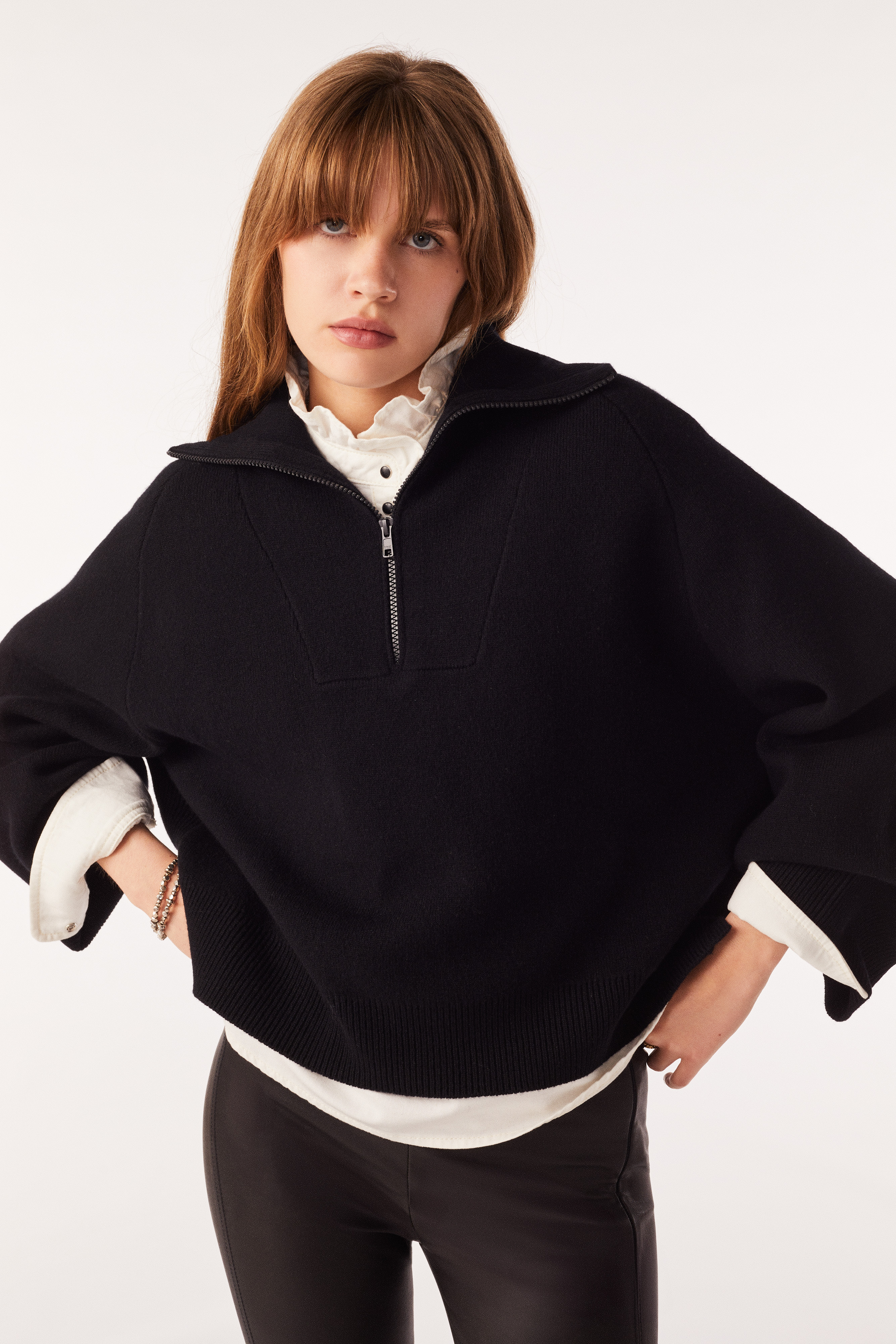 Long-Sleeved Sweater Tual Black // ba&sh US