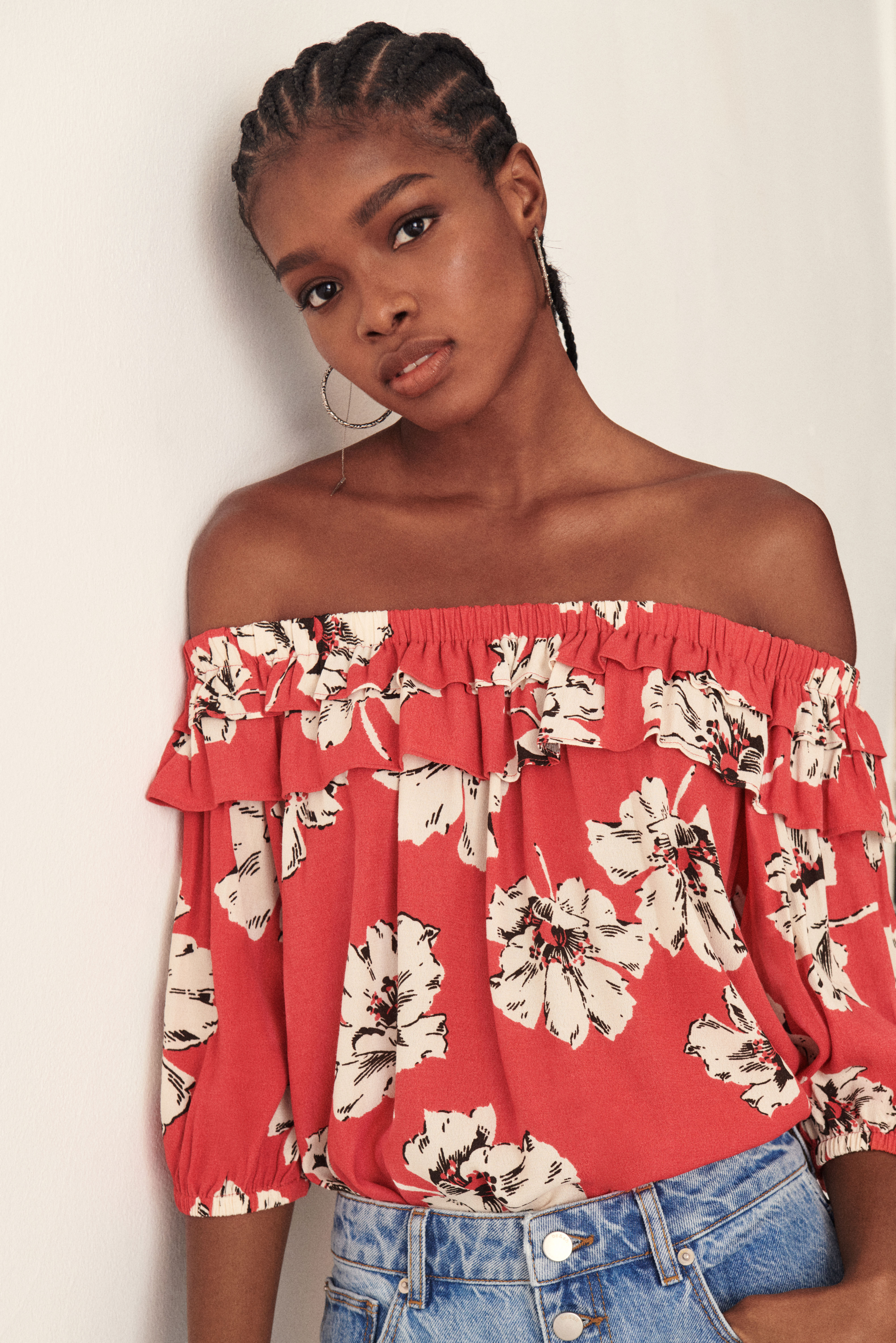 floral blouse KAVI ROSE // ba\u0026sh HK