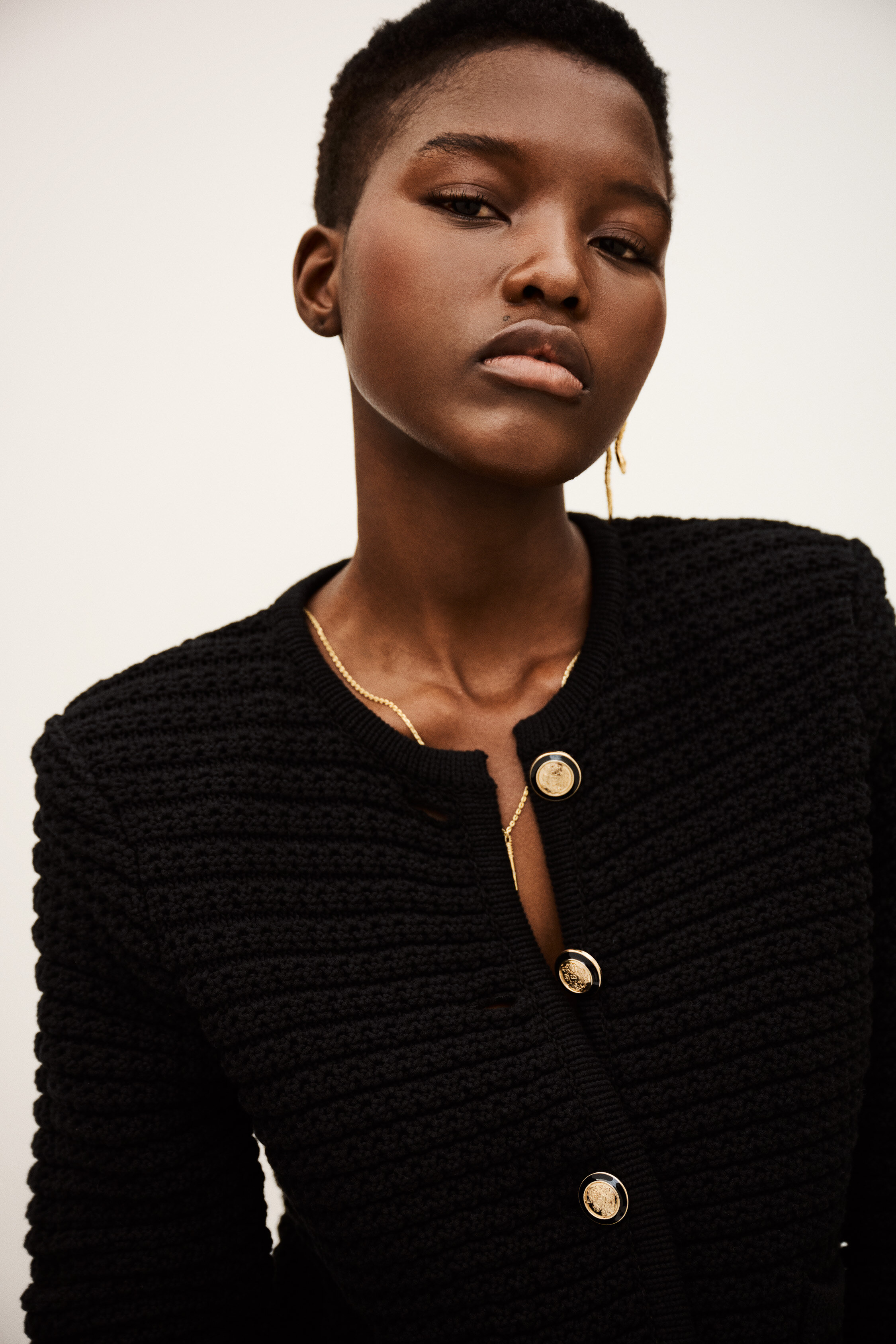 Decorative Knit Cardigan Gaspard Purple // ba&sh US