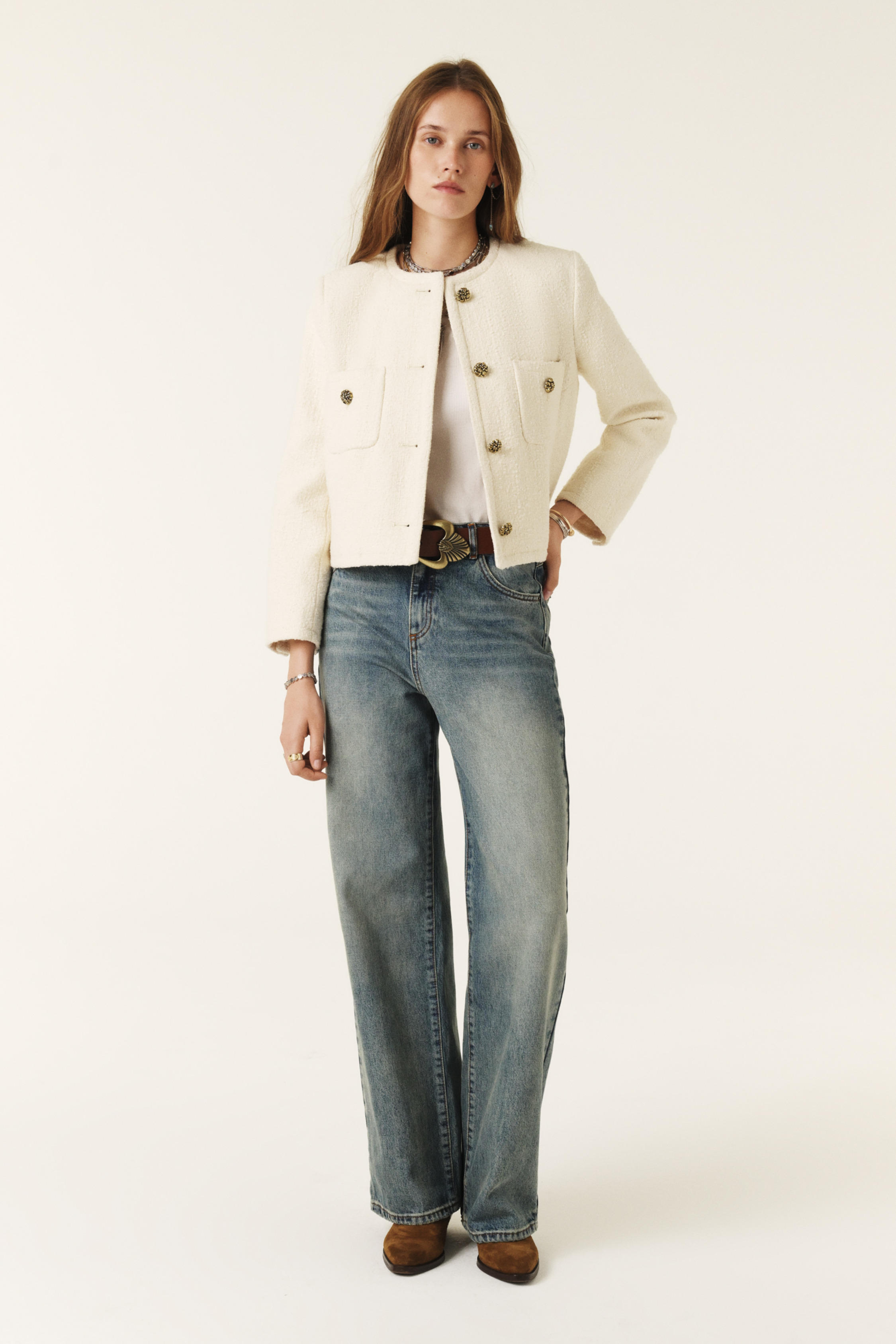 Jacket Meredith Off-White // ba&sh US