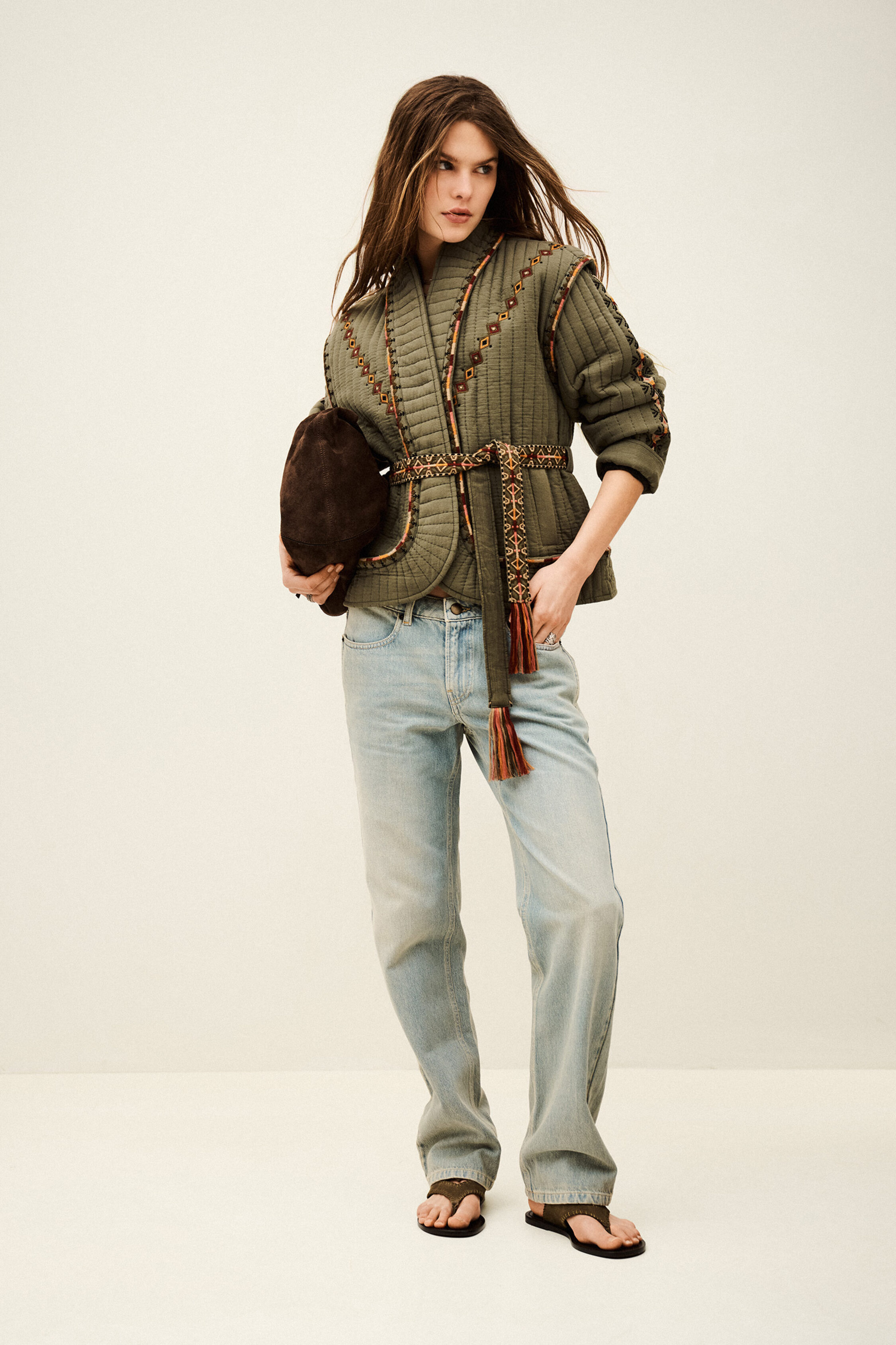 Jacket Cocoon Brown // ba&sh US