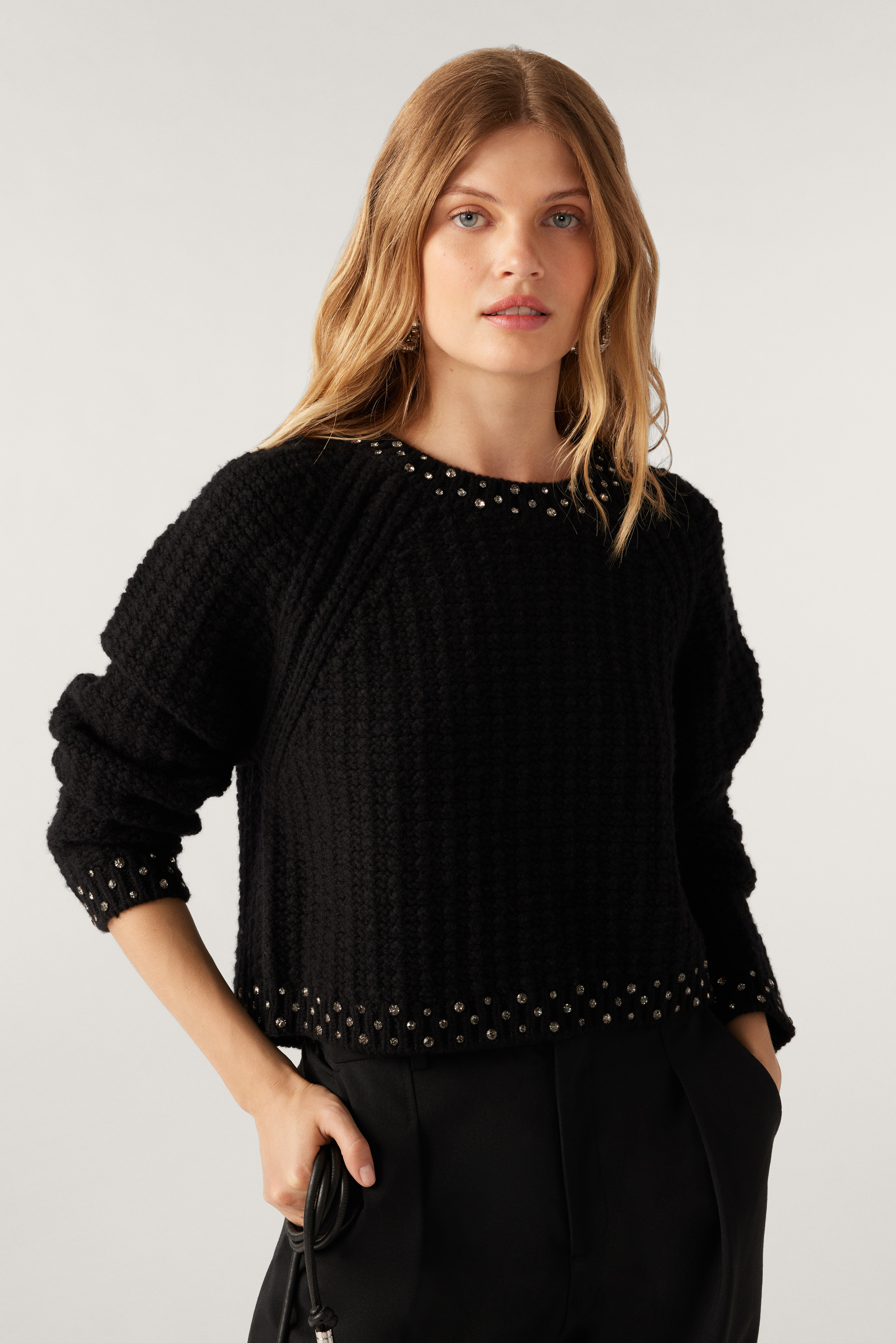 cardigan jumper OSWALD BLACK // ba&sh