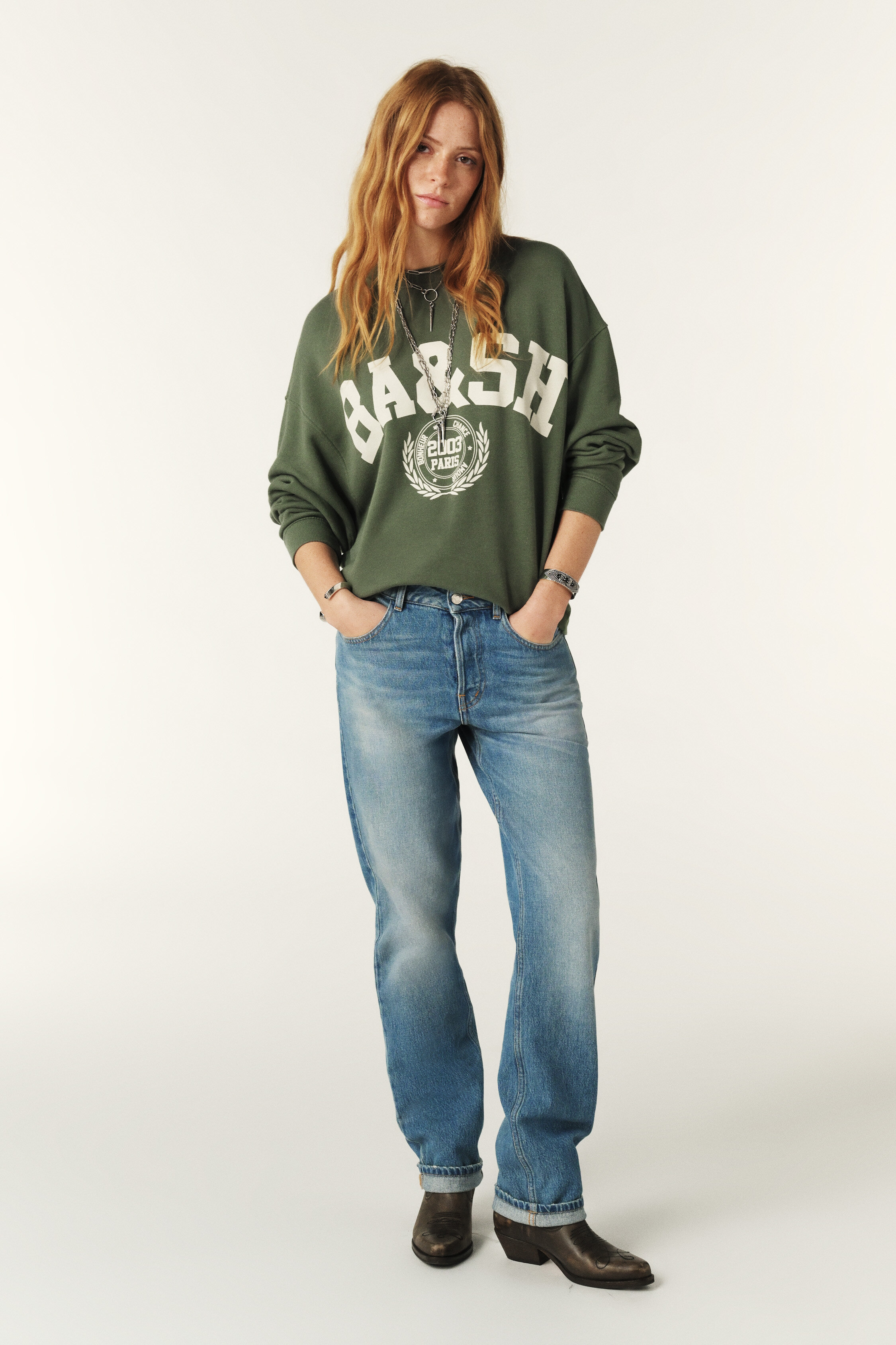 Sweatshirt Benjamin Green // ba&sh US