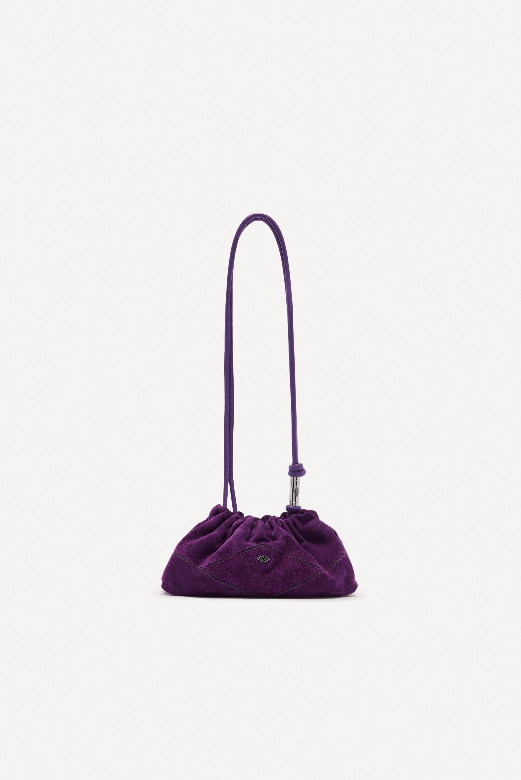 Crossbody bag Ba&sh Purple in Suede - 32587953