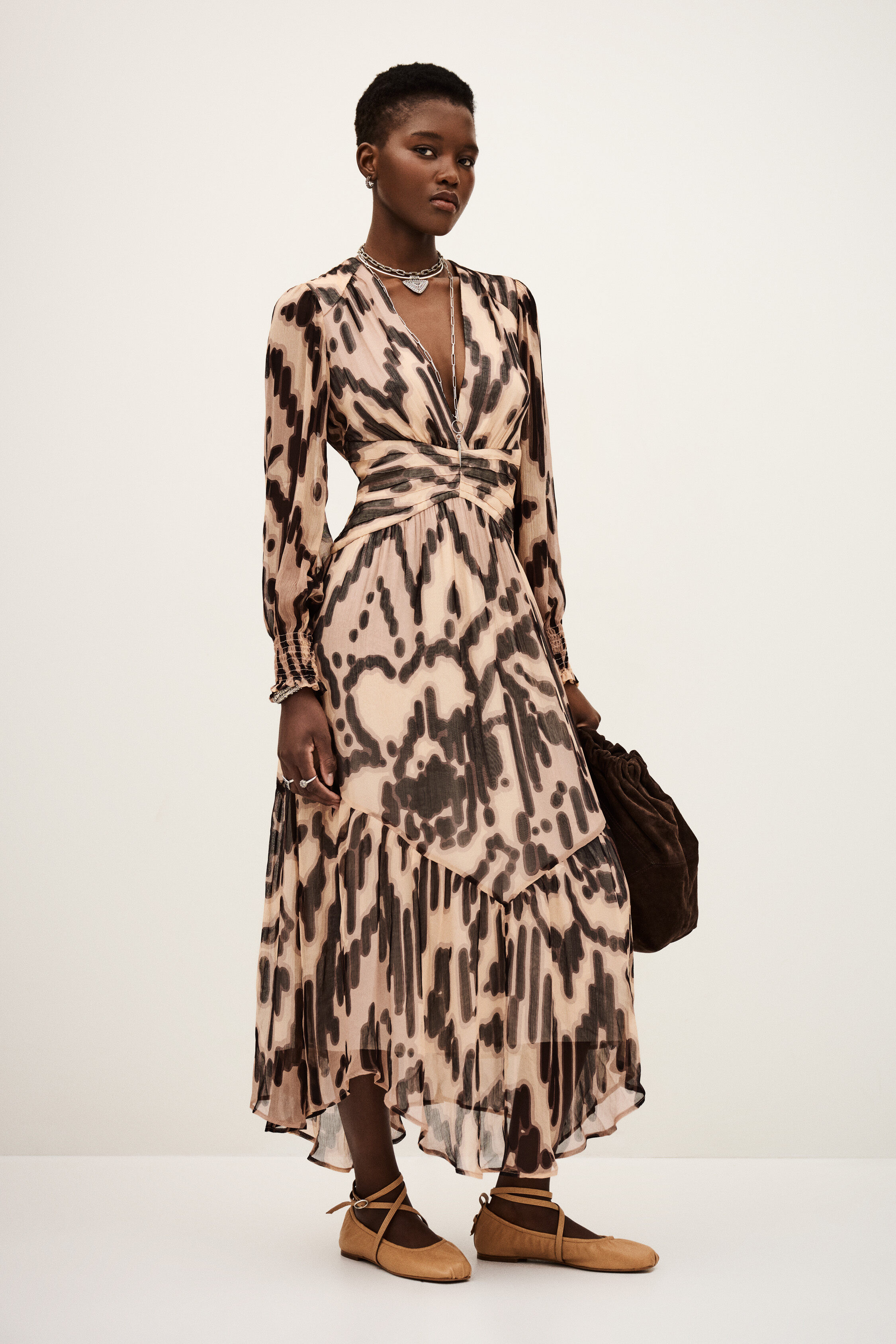 Midaxi Dress Amor Pink // ba&sh US