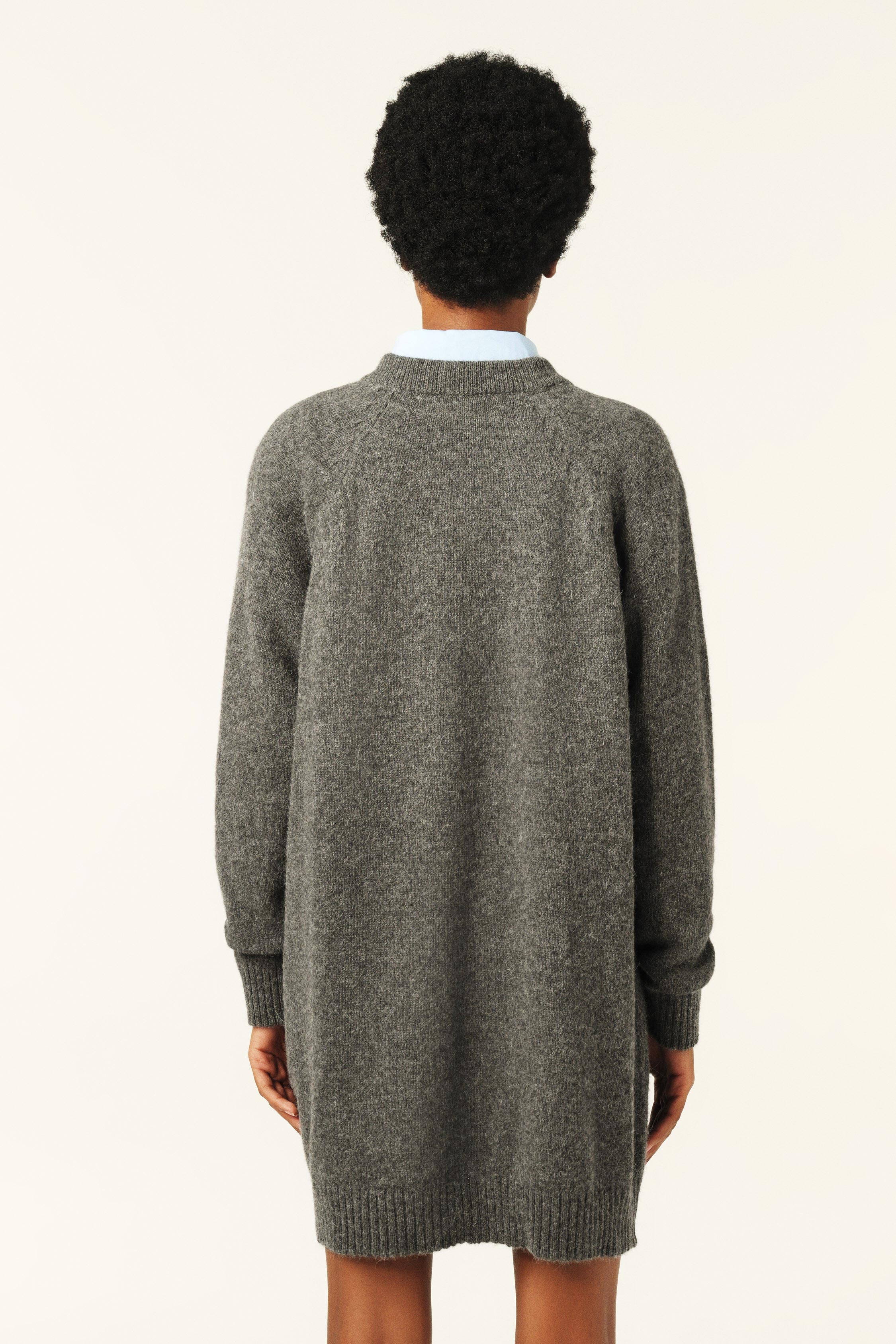 Robe Drapée Barbara Bui Taille XS - Gris - Neuve Sans étiquettes - Style Fourreau