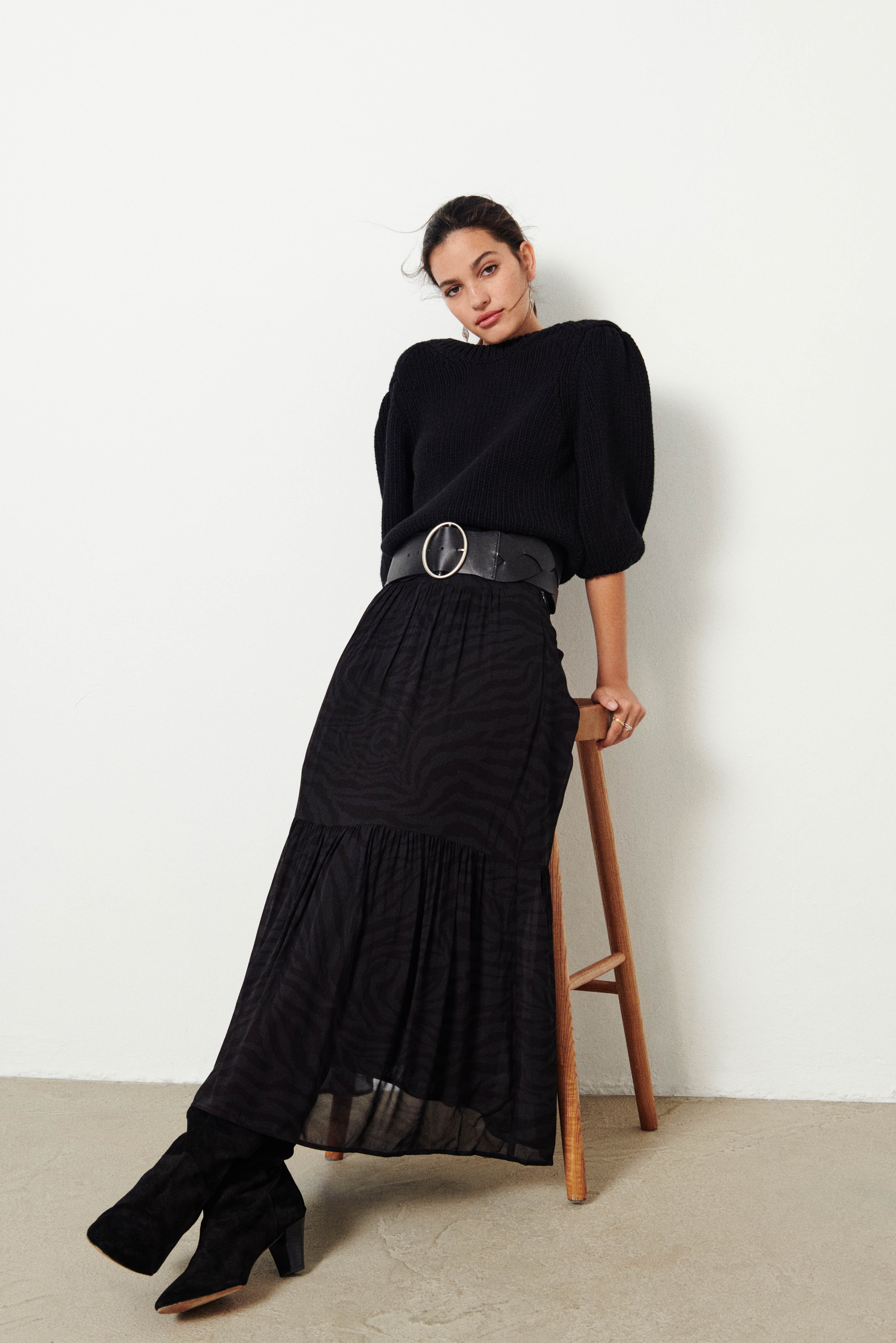flowing skirt